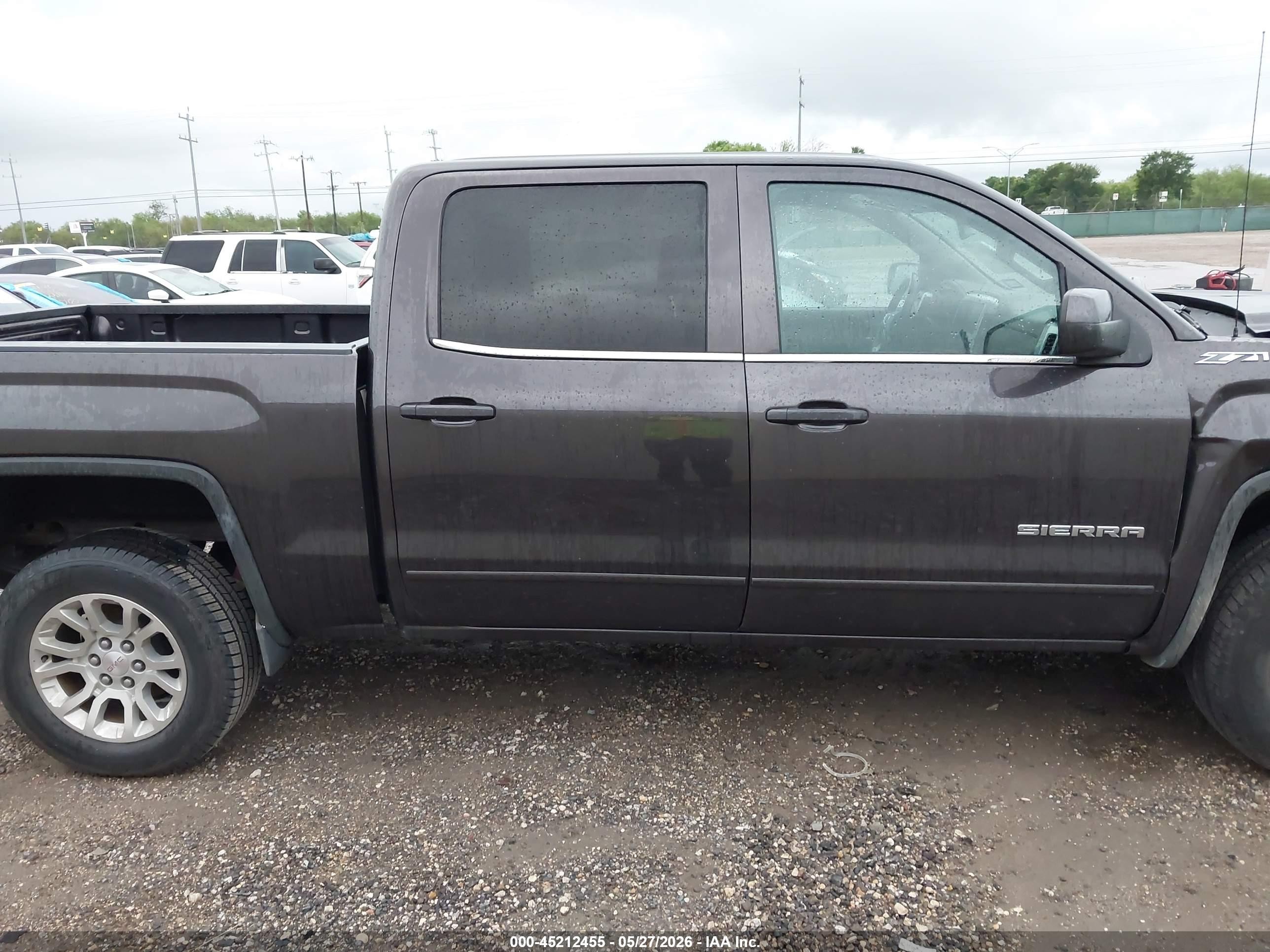 2015 Gmc Sierra 1500 Sle Gray vin: 3GTP1UEC3FG515052