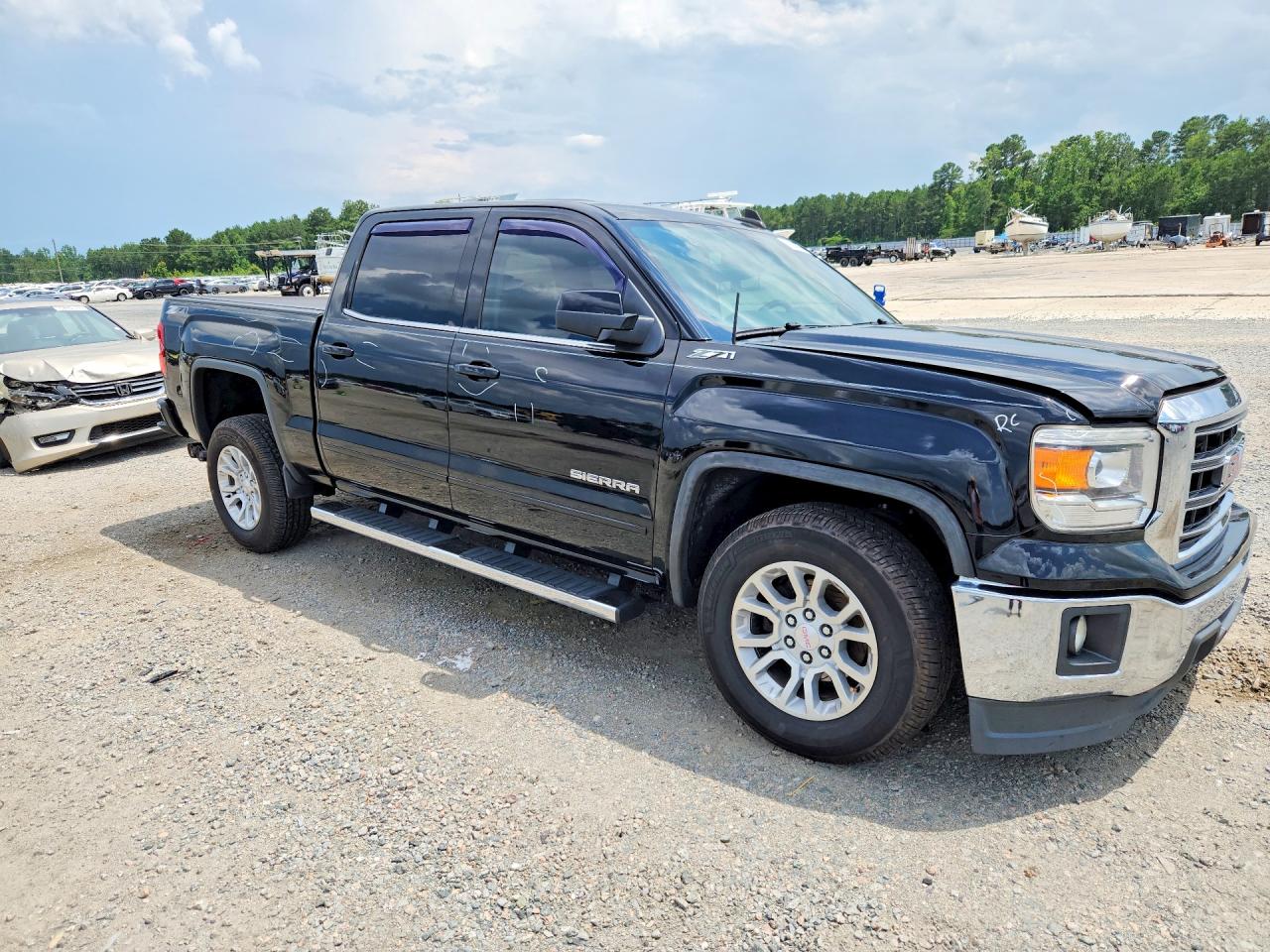 2015 Gmc Sierra C1500 Sle Черный vin: 3GTP1UEC3FG524382