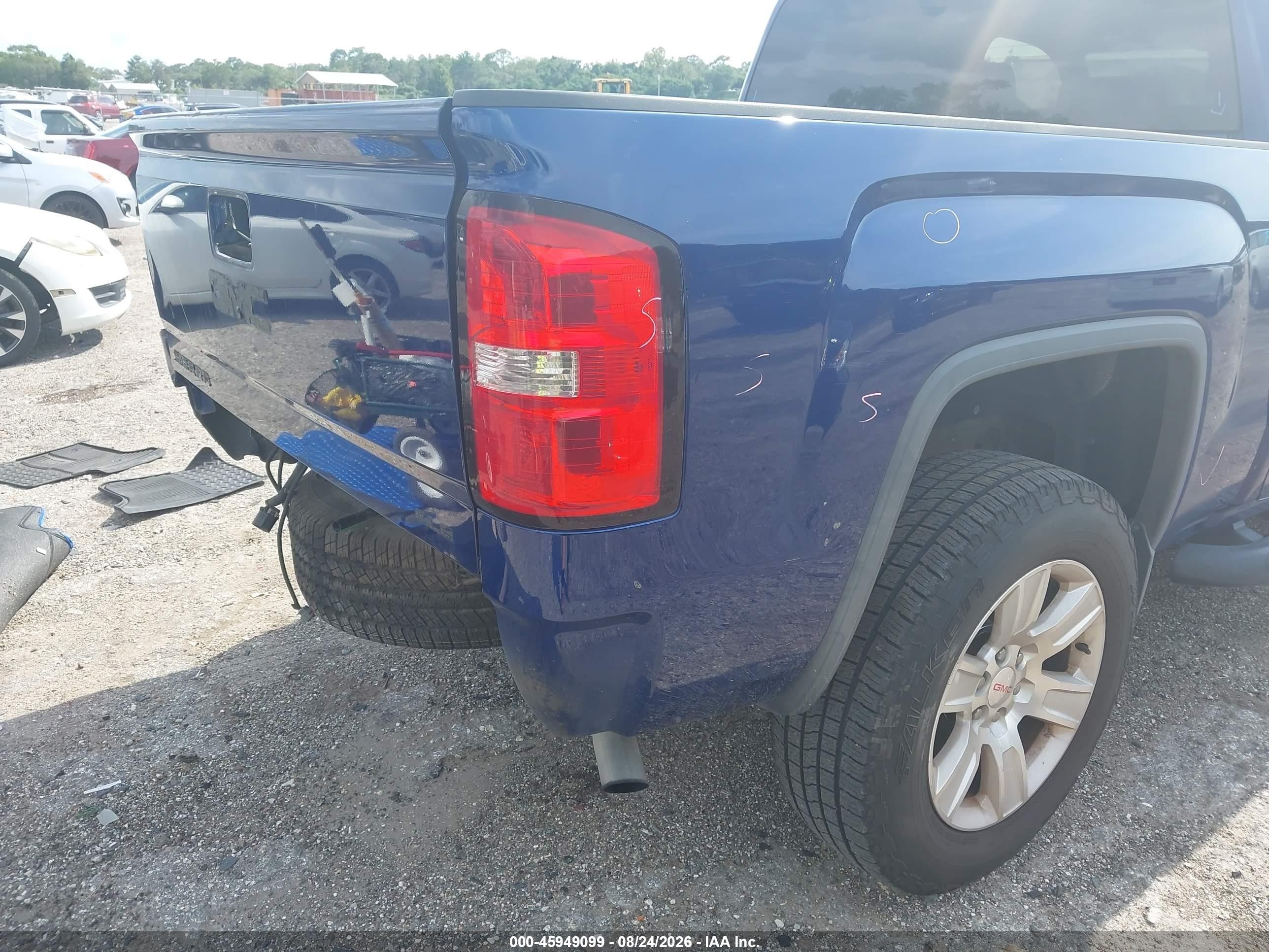 2014 Gmc Sierra 1500 Sle Dark Blue vin: 3GTP1UEC4EG206124