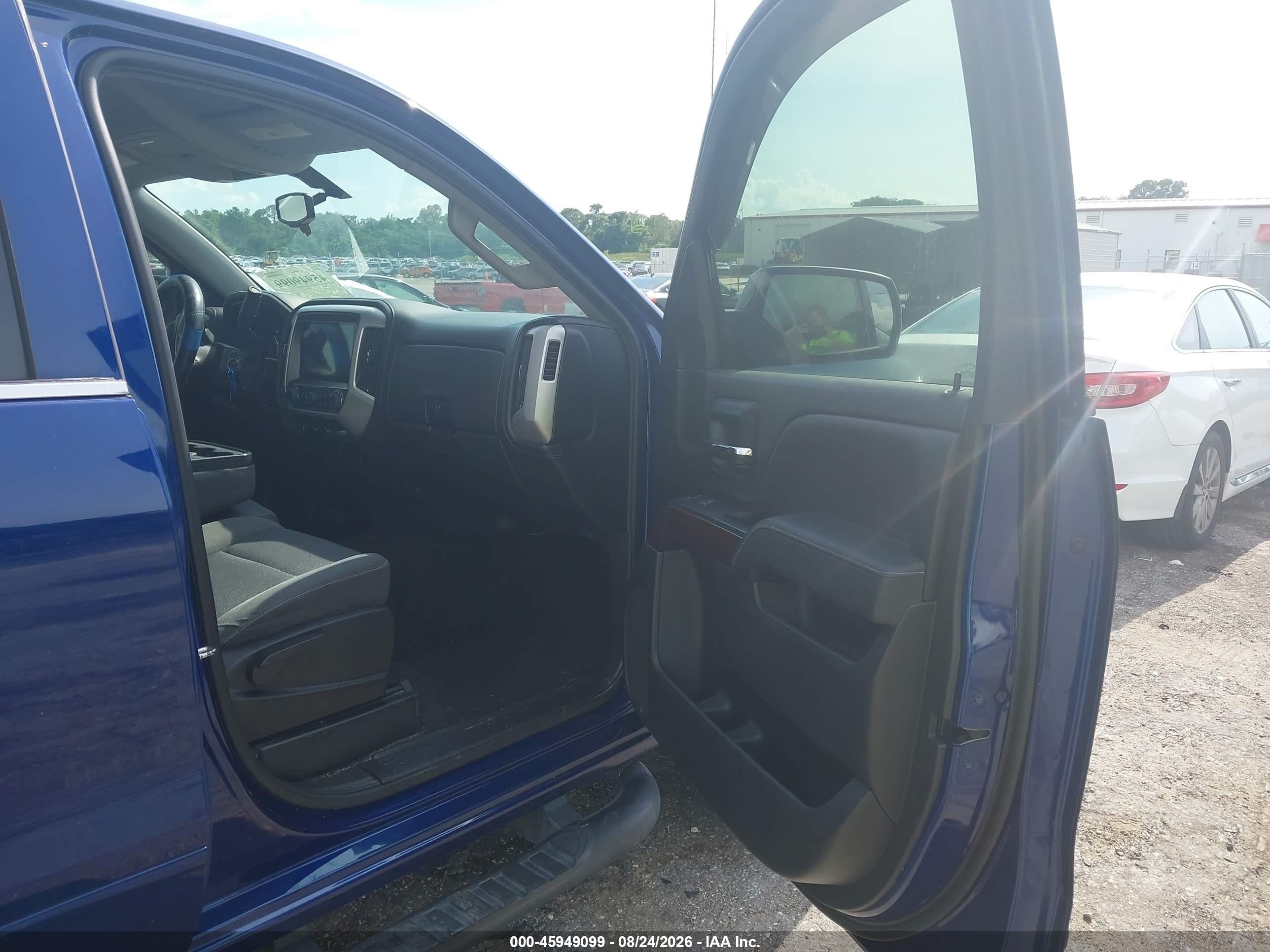 2014 Gmc Sierra 1500 Sle Dark Blue vin: 3GTP1UEC4EG206124