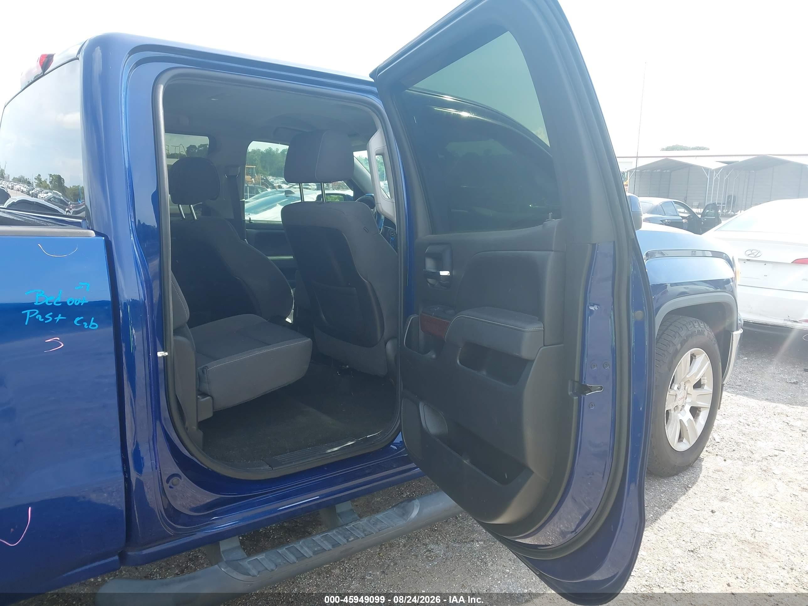 2014 Gmc Sierra 1500 Sle Dark Blue vin: 3GTP1UEC4EG206124