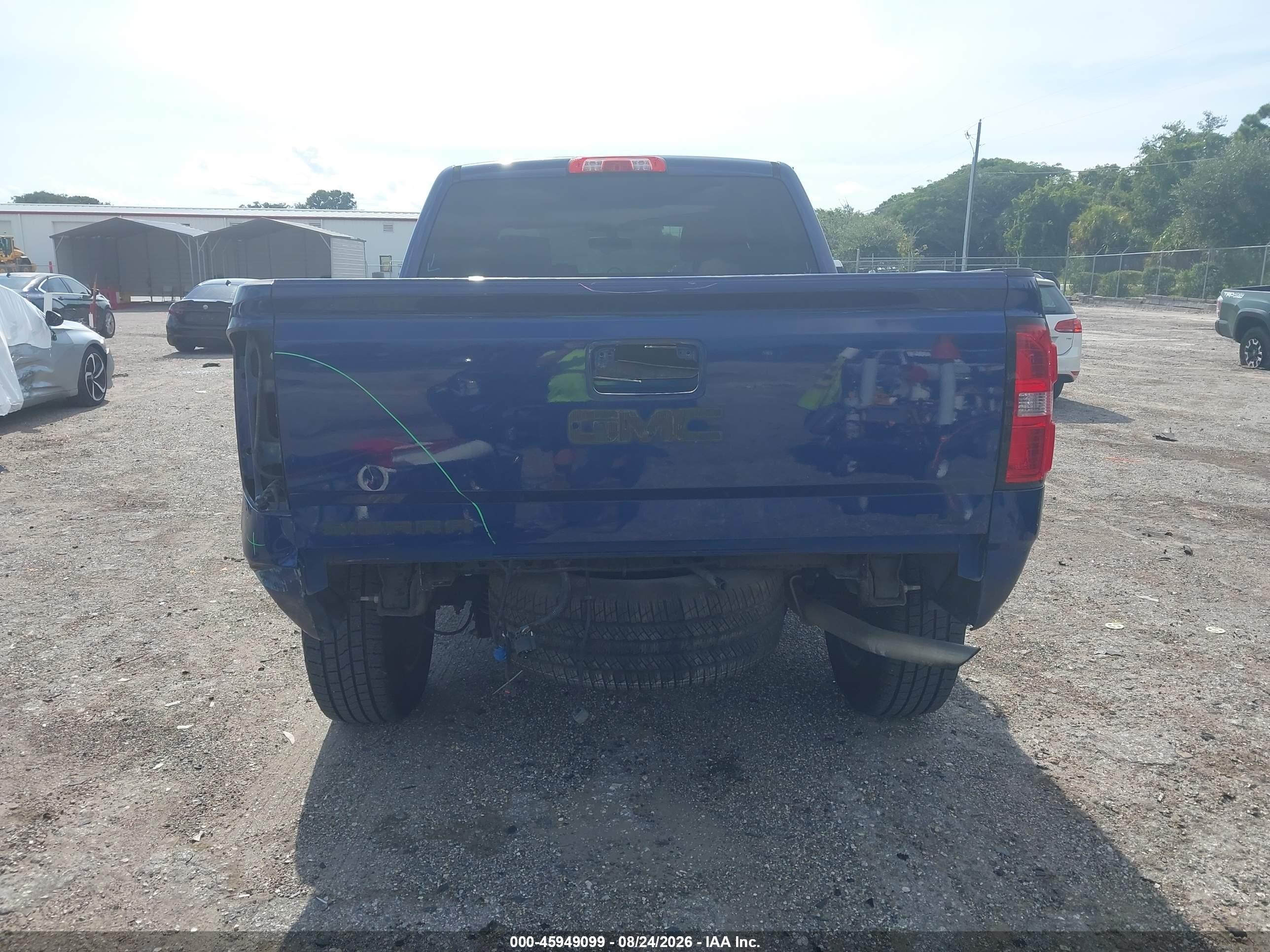 2014 Gmc Sierra 1500 Sle Dark Blue vin: 3GTP1UEC4EG206124