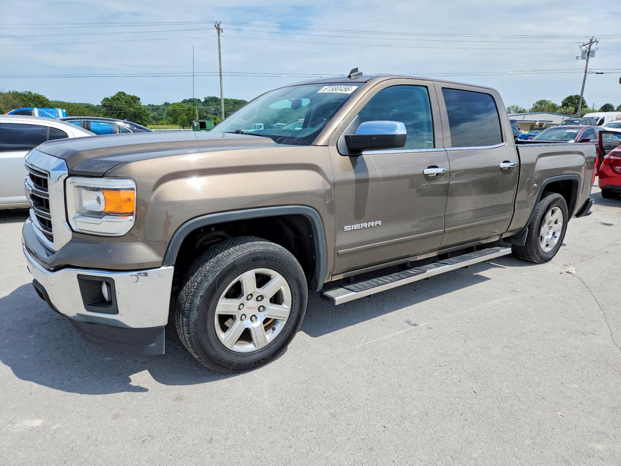 2014 Gmc Sierra C1500 Sle Brown vin: 3GTP1UEC4EG229211