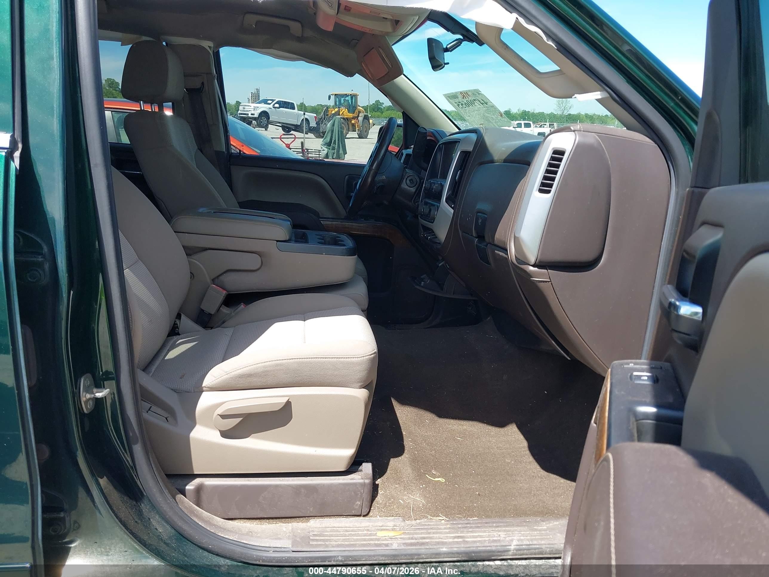 2014 Gmc Sierra 1500 Sle Зеленый vin: 3GTP1UEC4EG435063