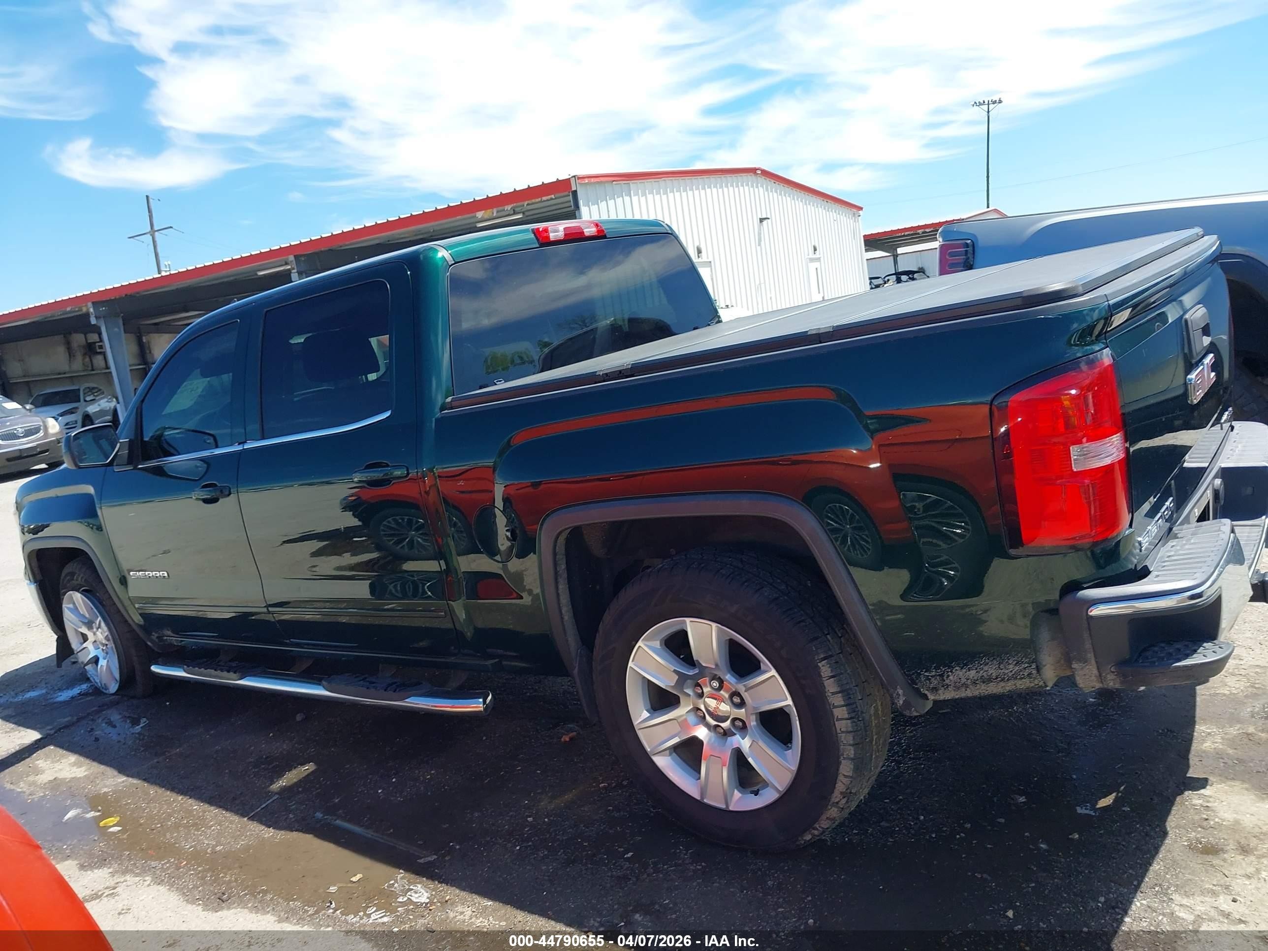 2014 Gmc Sierra 1500 Sle Зеленый vin: 3GTP1UEC4EG435063