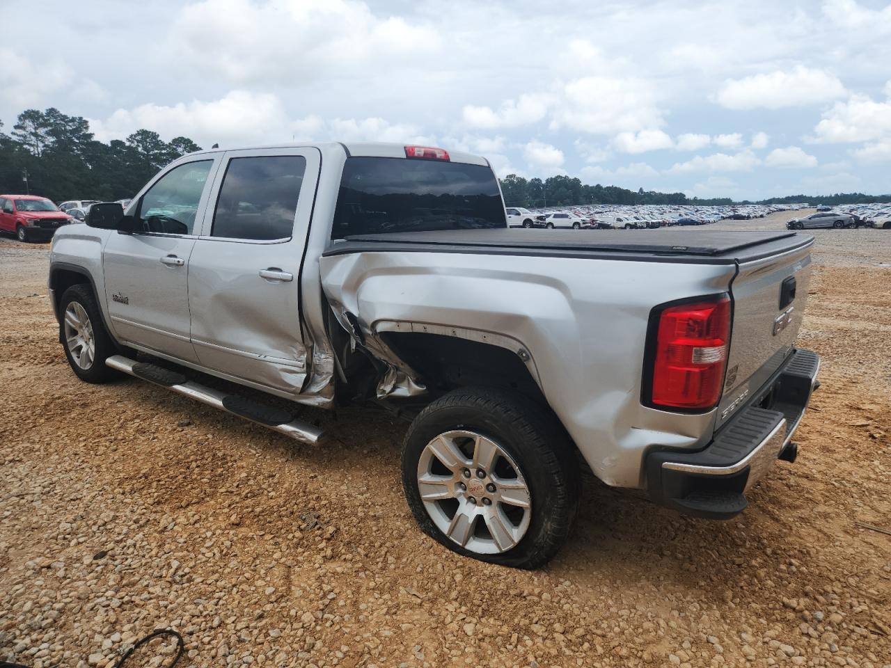 2015 Gmc Sierra C1500 Sle Silver vin: 3GTP1UEC4FG243059