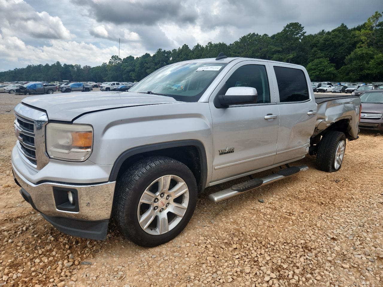 2015 Gmc Sierra C1500 Sle Silver vin: 3GTP1UEC4FG243059