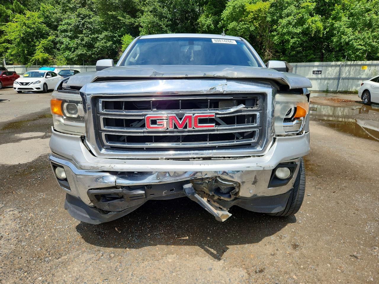 2014 Gmc Sierra C1500 Sle Silver vin: 3GTP1UEC5EG328880