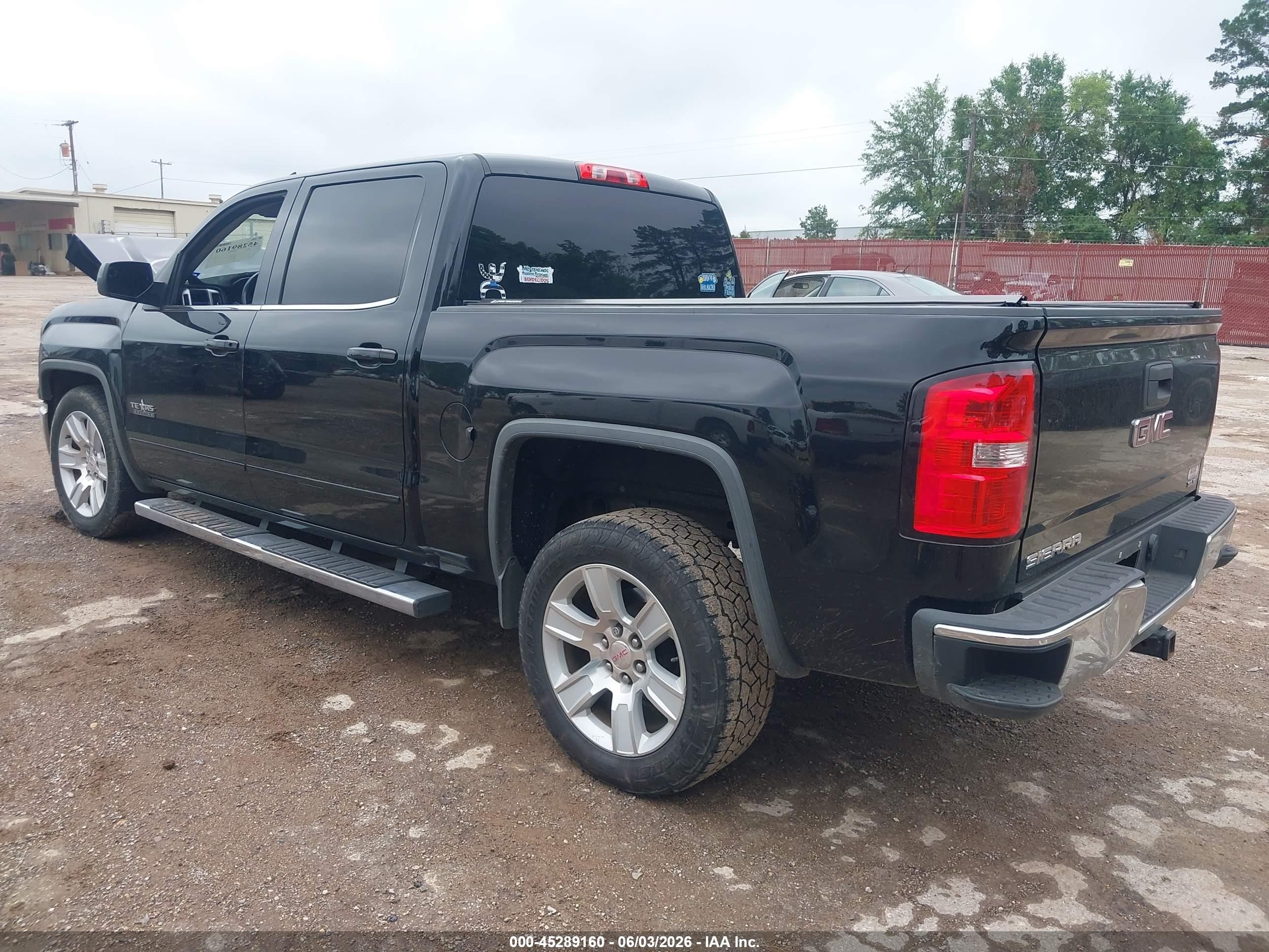2015 Gmc Sierra 1500 Sle Черный vin: 3GTP1UEC5FG535464