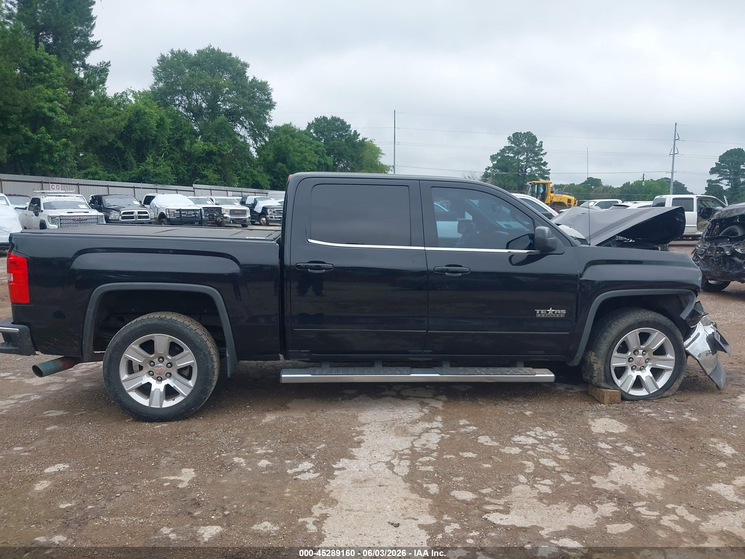 2015 Gmc Sierra 1500 Sle Черный vin: 3GTP1UEC5FG535464
