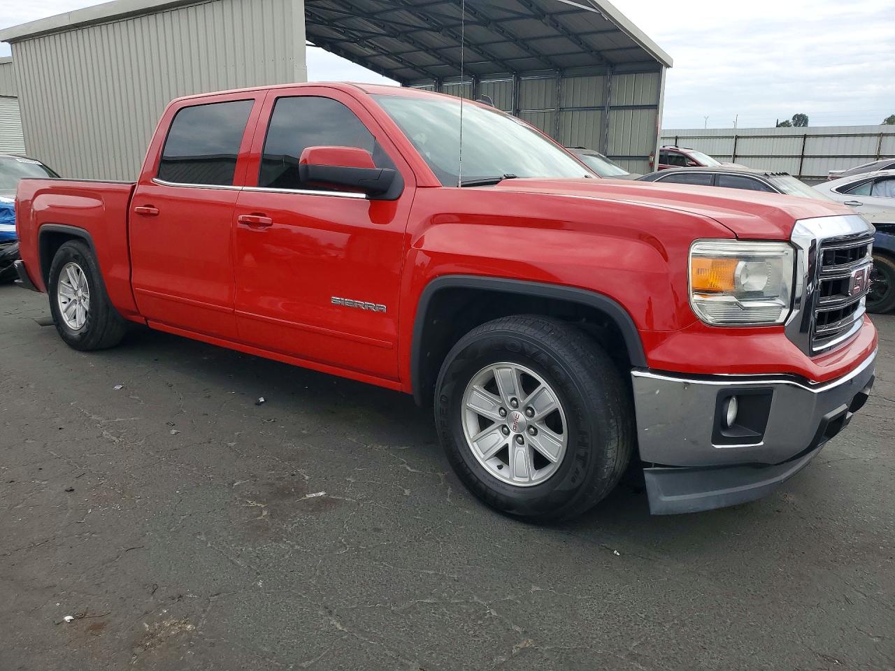 2014 Gmc Sierra C1500 Sle Red vin: 3GTP1UEC6EG246138