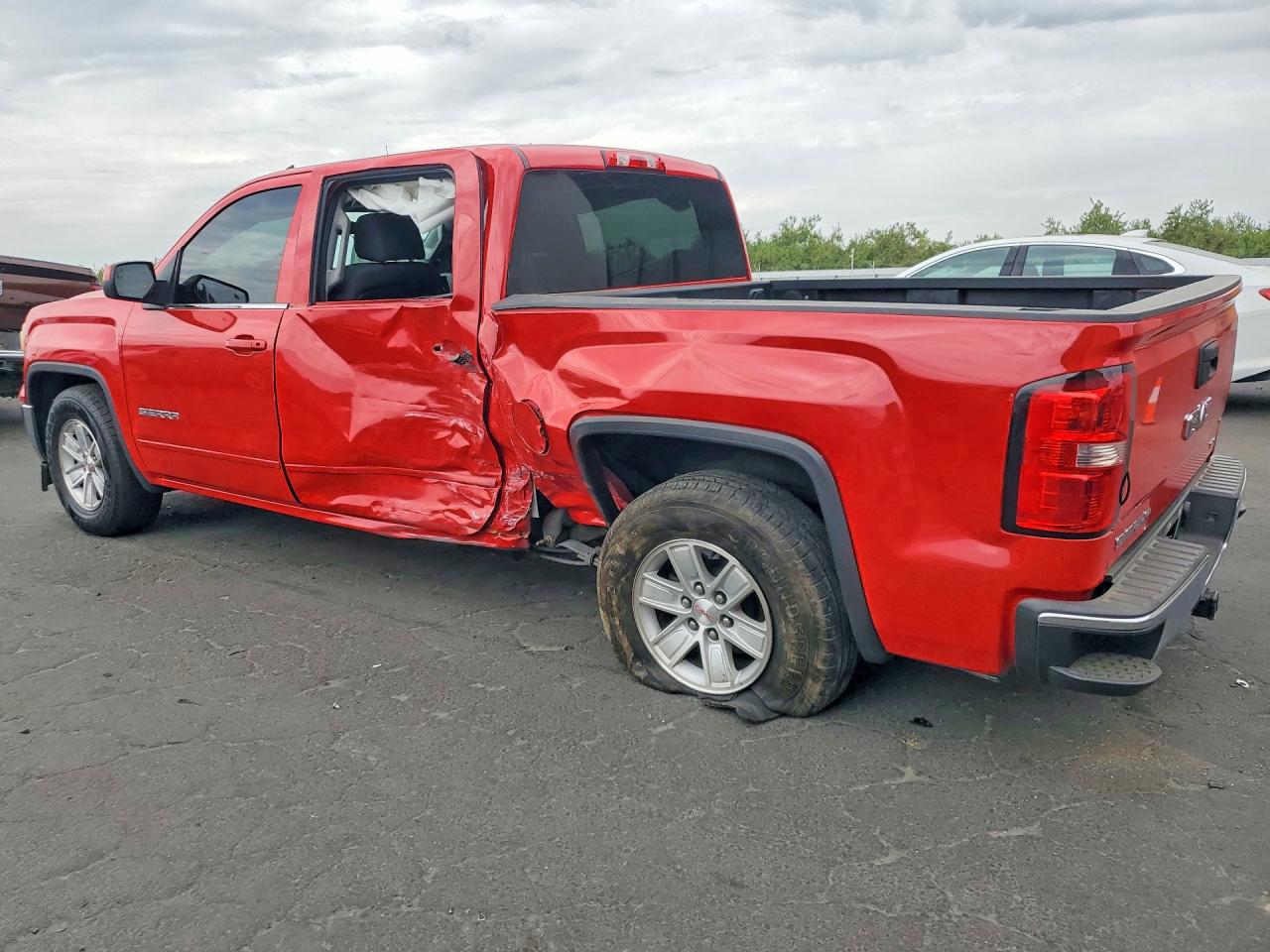 2014 Gmc Sierra C1500 Sle Red vin: 3GTP1UEC6EG246138