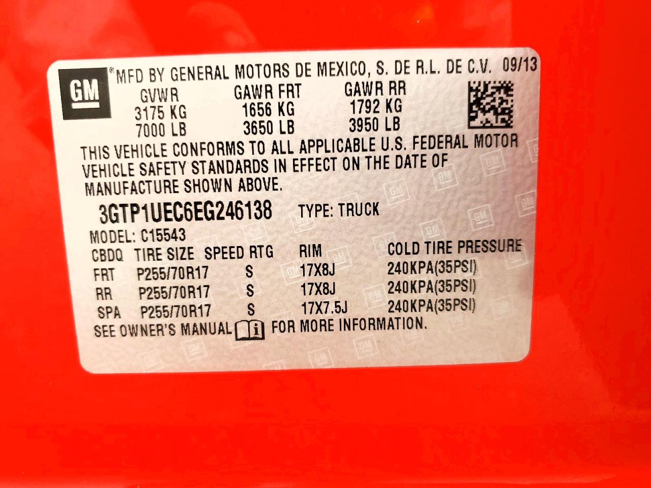 2014 Gmc Sierra C1500 Sle Red vin: 3GTP1UEC6EG246138