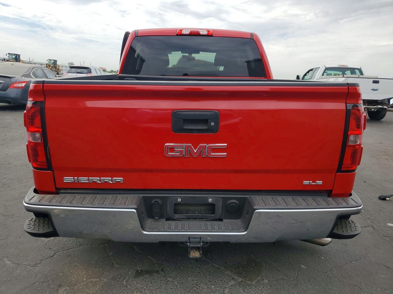 2014 Gmc Sierra C1500 Sle Red vin: 3GTP1UEC6EG246138