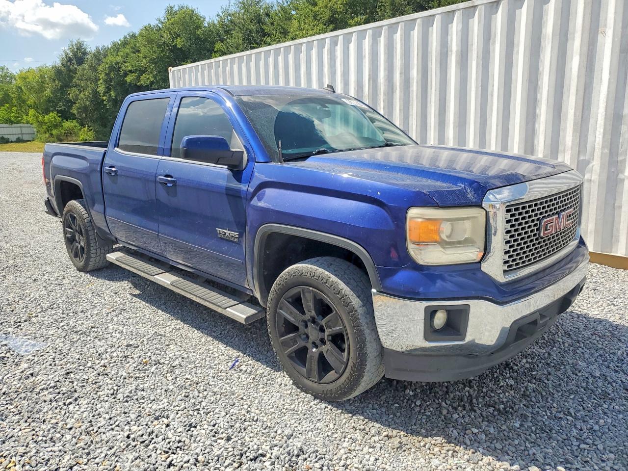 2014 Gmc Sierra C1500 Sle Blue vin: 3GTP1UEC6EG478867