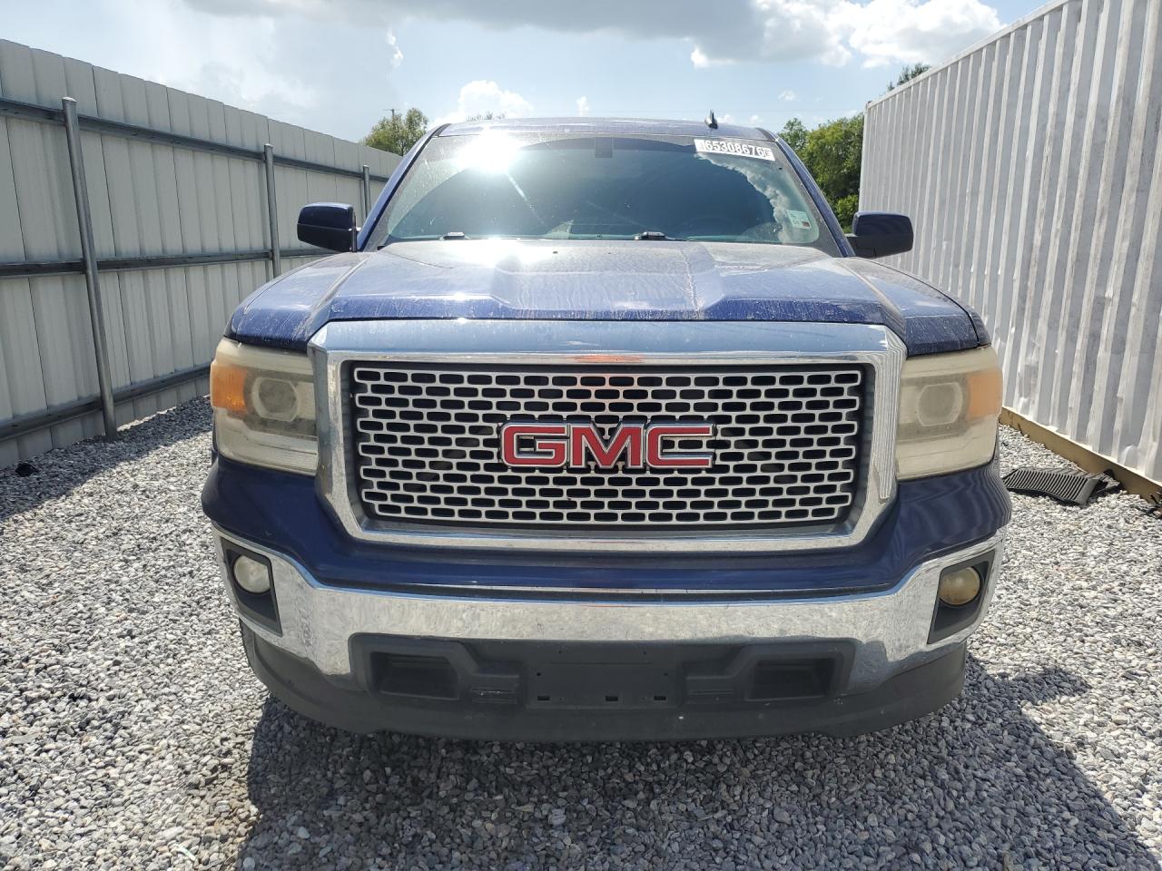 2014 Gmc Sierra C1500 Sle Blue vin: 3GTP1UEC6EG478867 Damage: Left Head Lamp, Faded, Repair Required