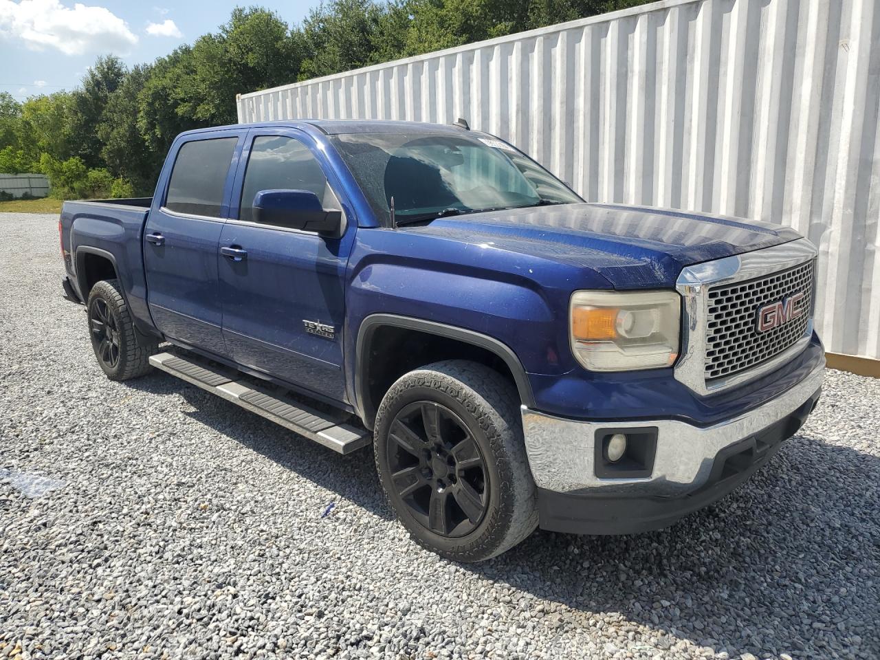 2014 Gmc Sierra C1500 Sle Blue vin: 3GTP1UEC6EG478867 Damage: Overall Vehicle, Chipped, 10 Or More
