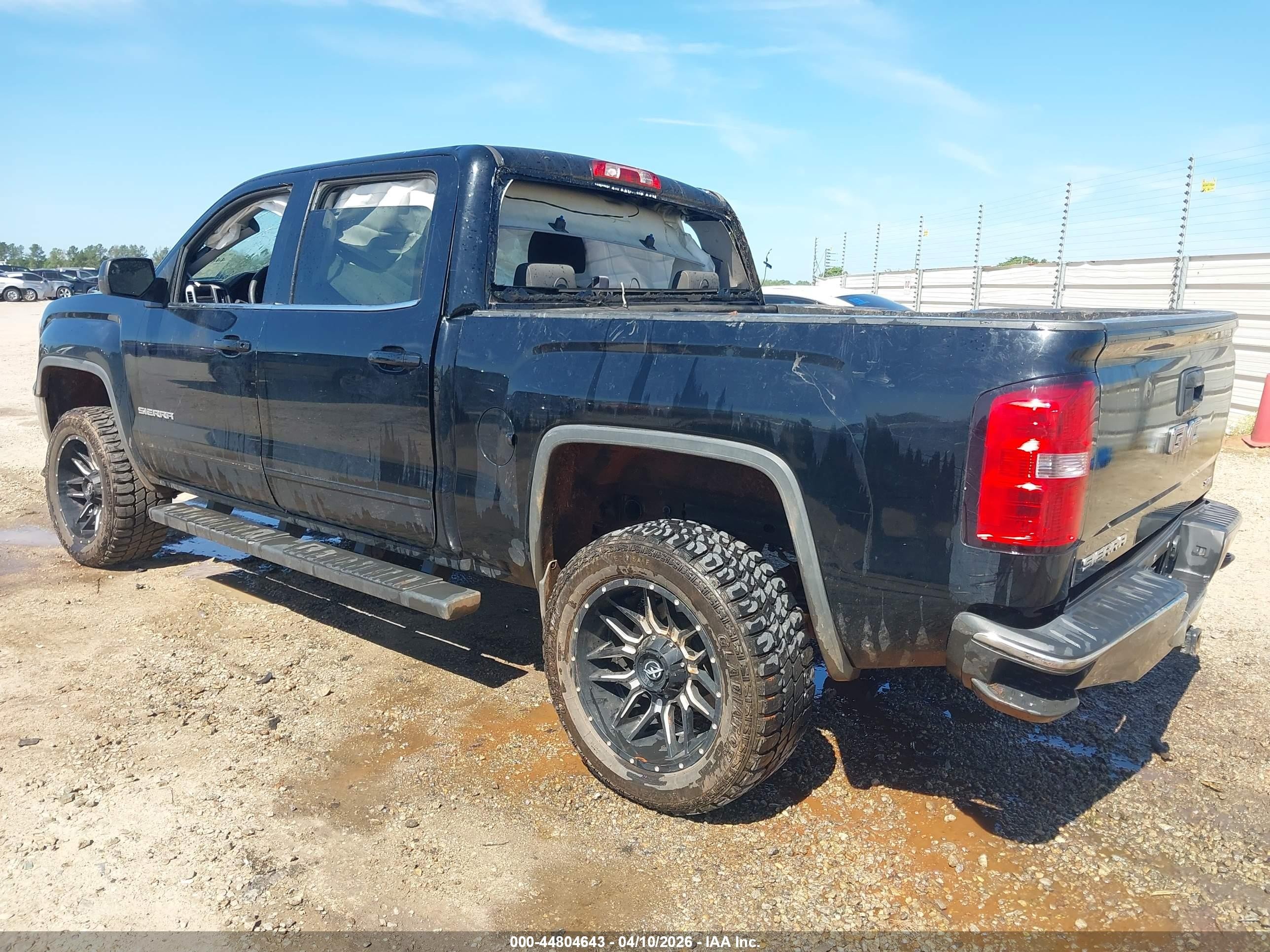 2014 Gmc Sierra 1500 Sle Black vin: 3GTP1UEC6EG481705