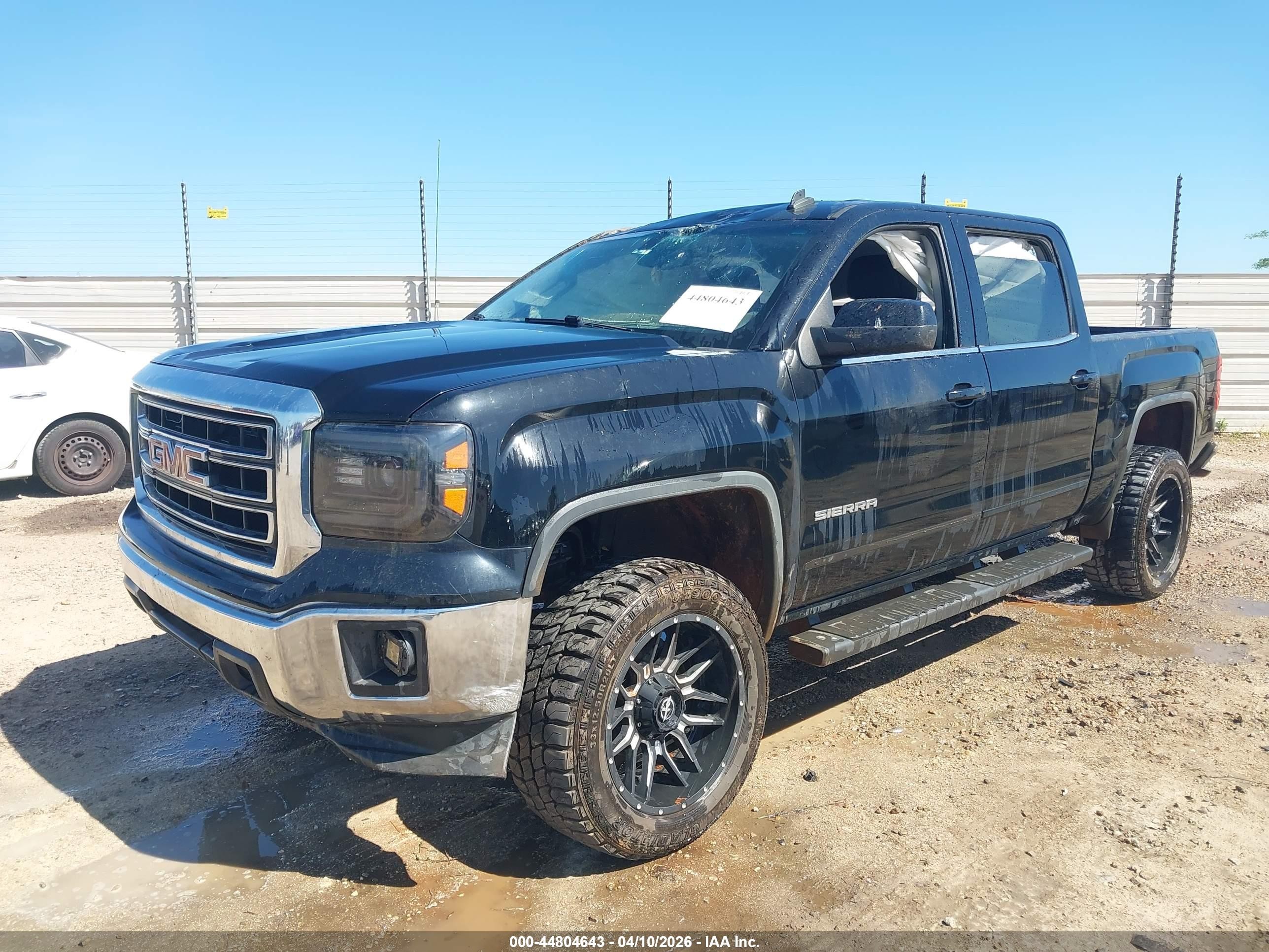 2014 Gmc Sierra 1500 Sle Black vin: 3GTP1UEC6EG481705