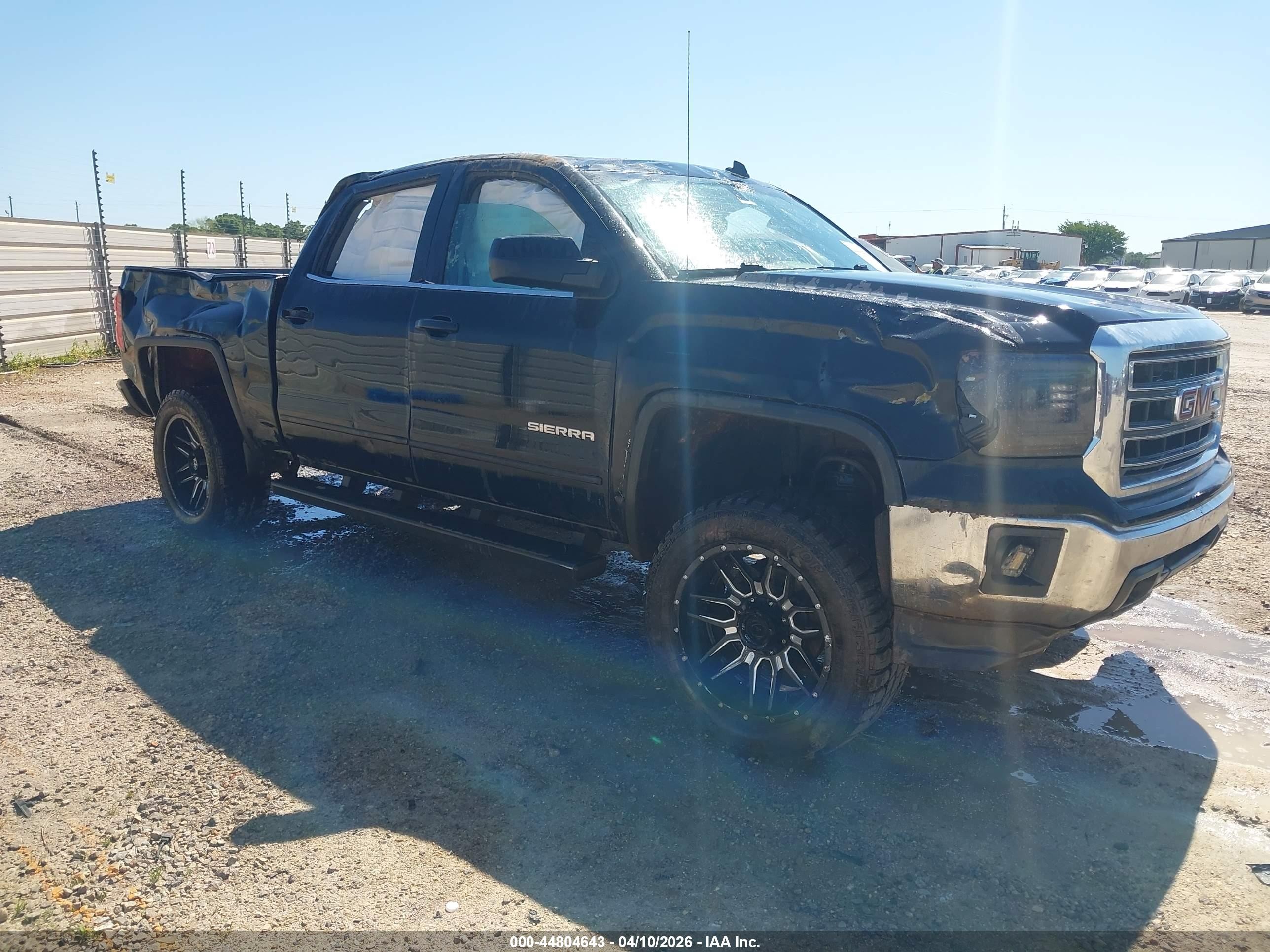 2014 Gmc Sierra 1500 Sle Black vin: 3GTP1UEC6EG481705