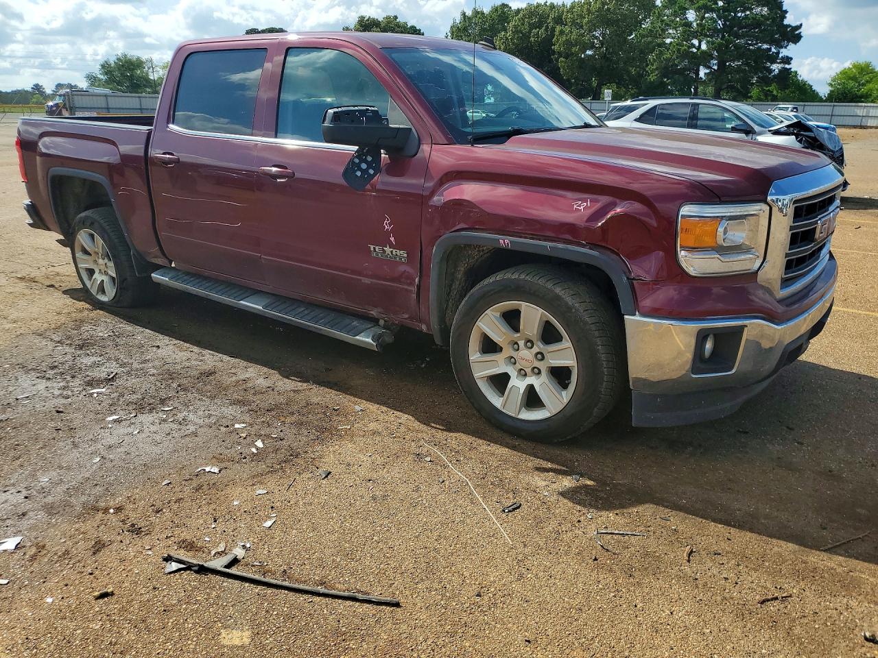 2014 Gmc Sierra C1500 Sle Maroon vin: 3GTP1UEC7EG482023