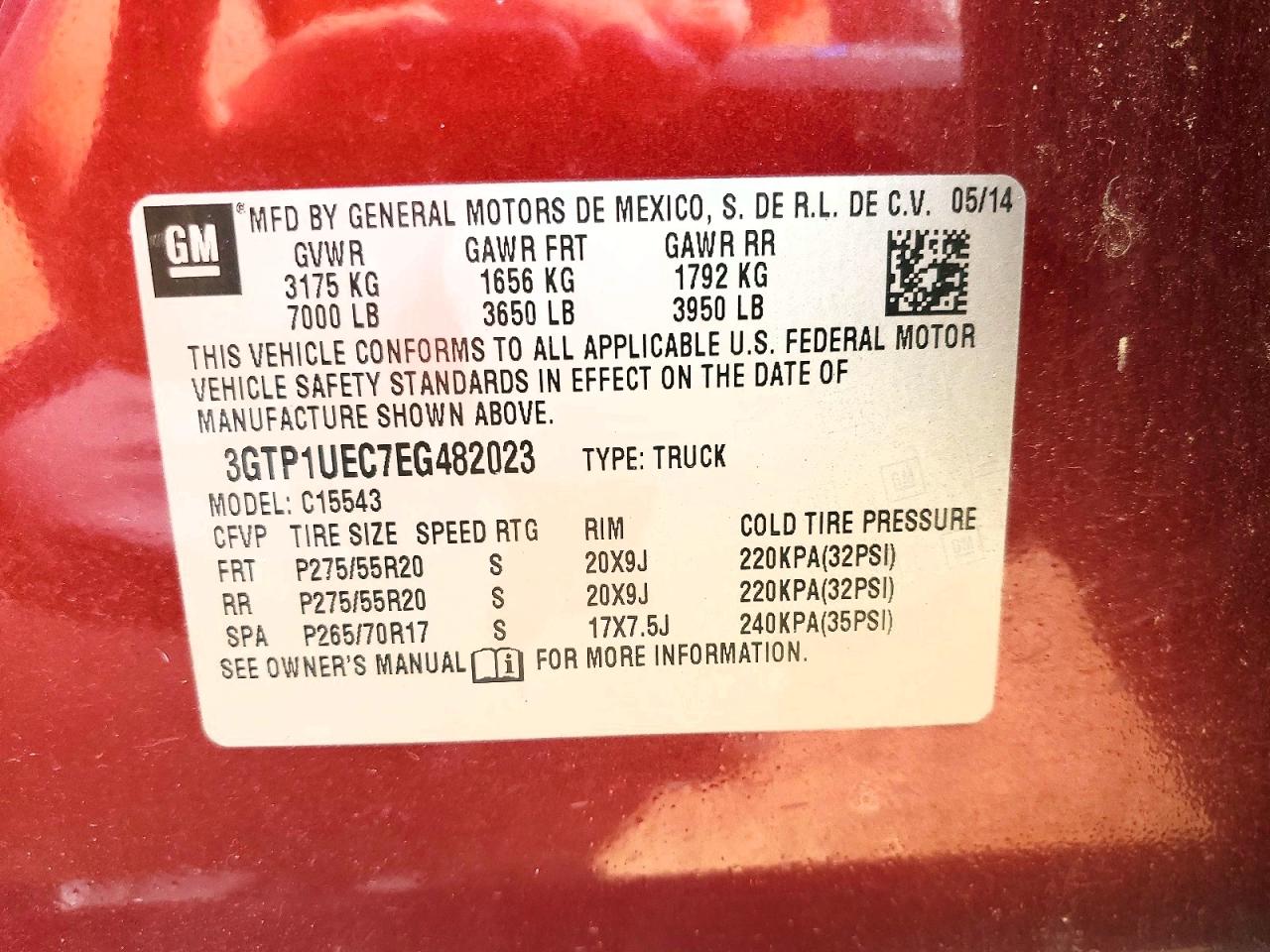 2014 Gmc Sierra C1500 Sle Maroon vin: 3GTP1UEC7EG482023