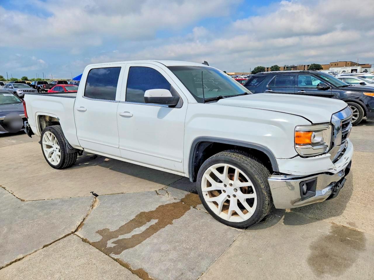 2014 Gmc Sierra C1500 Sle White vin: 3GTP1UEC7EG559666