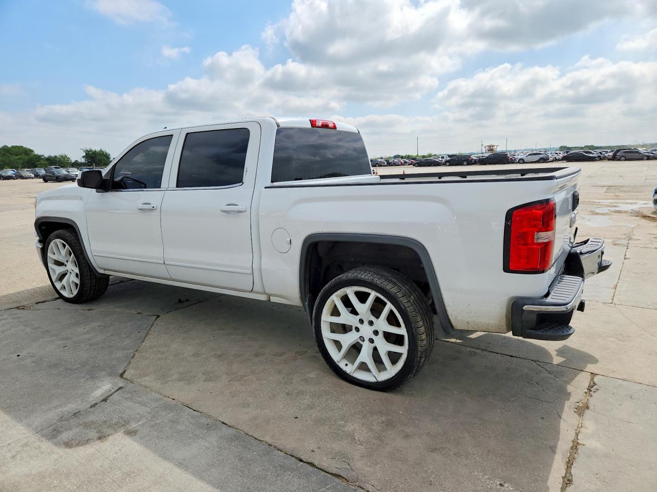 2014 Gmc Sierra C1500 Sle White vin: 3GTP1UEC7EG559666