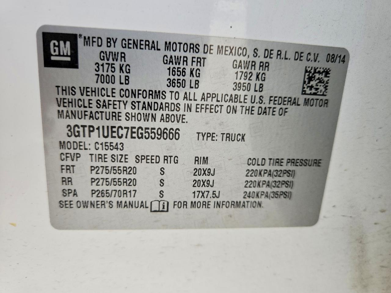 2014 Gmc Sierra C1500 Sle White vin: 3GTP1UEC7EG559666
