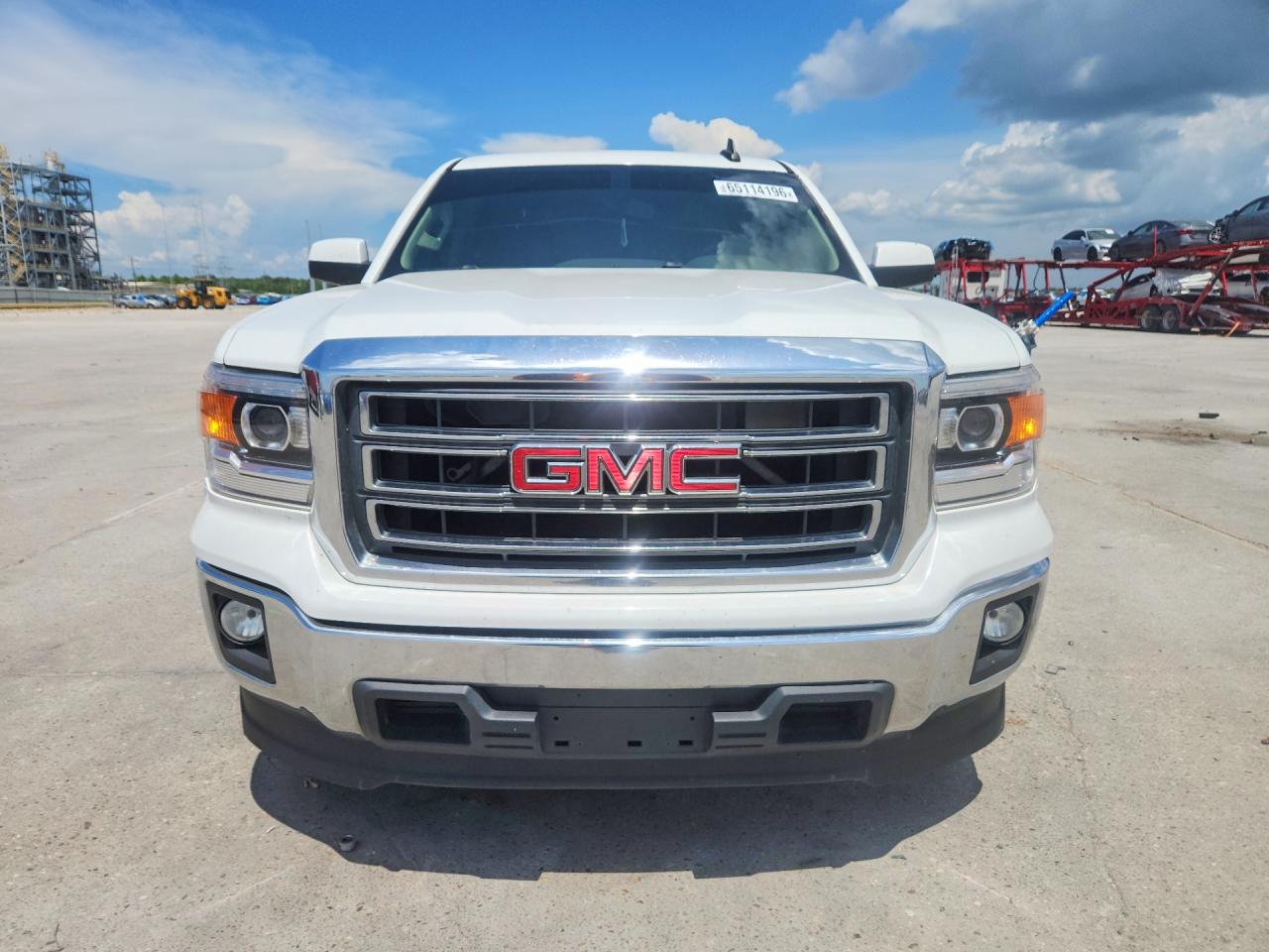 2015 Gmc Sierra C1500 Sle White vin: 3GTP1UEC7FG228362