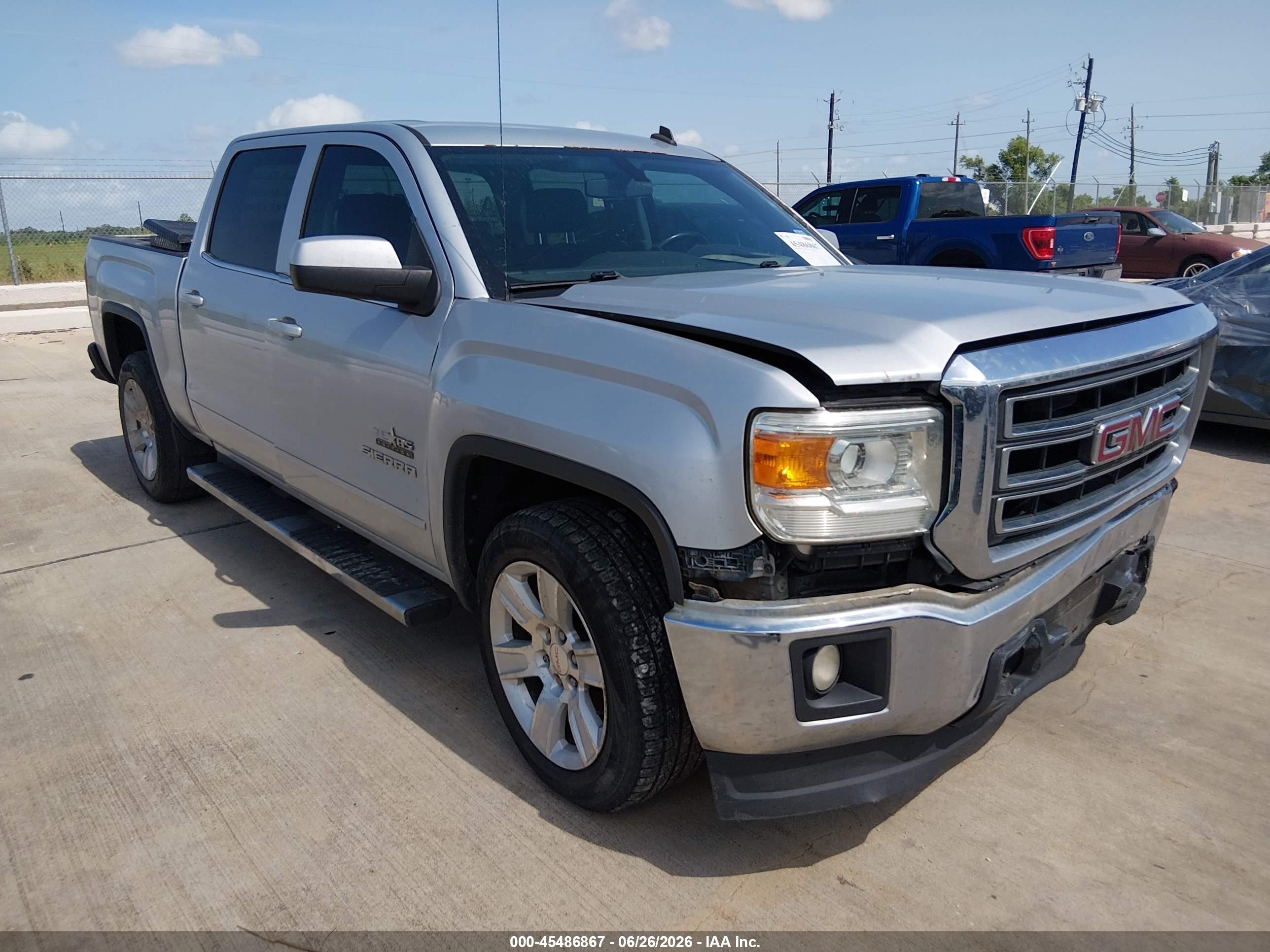 2014 Gmc Sierra 1500 Sle Gray vin: 3GTP1UEC8EG101294