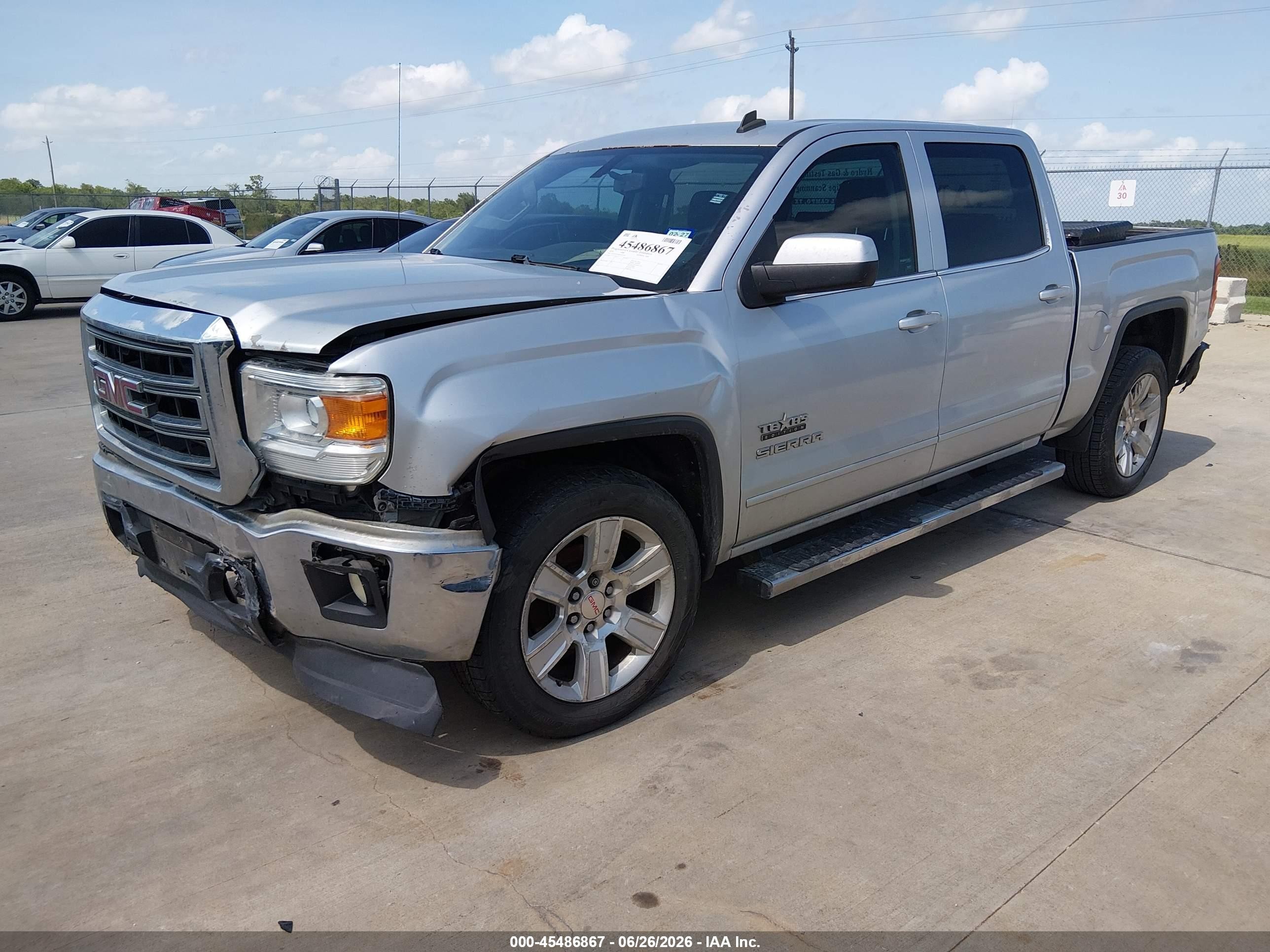 2014 Gmc Sierra 1500 Sle Gray vin: 3GTP1UEC8EG101294