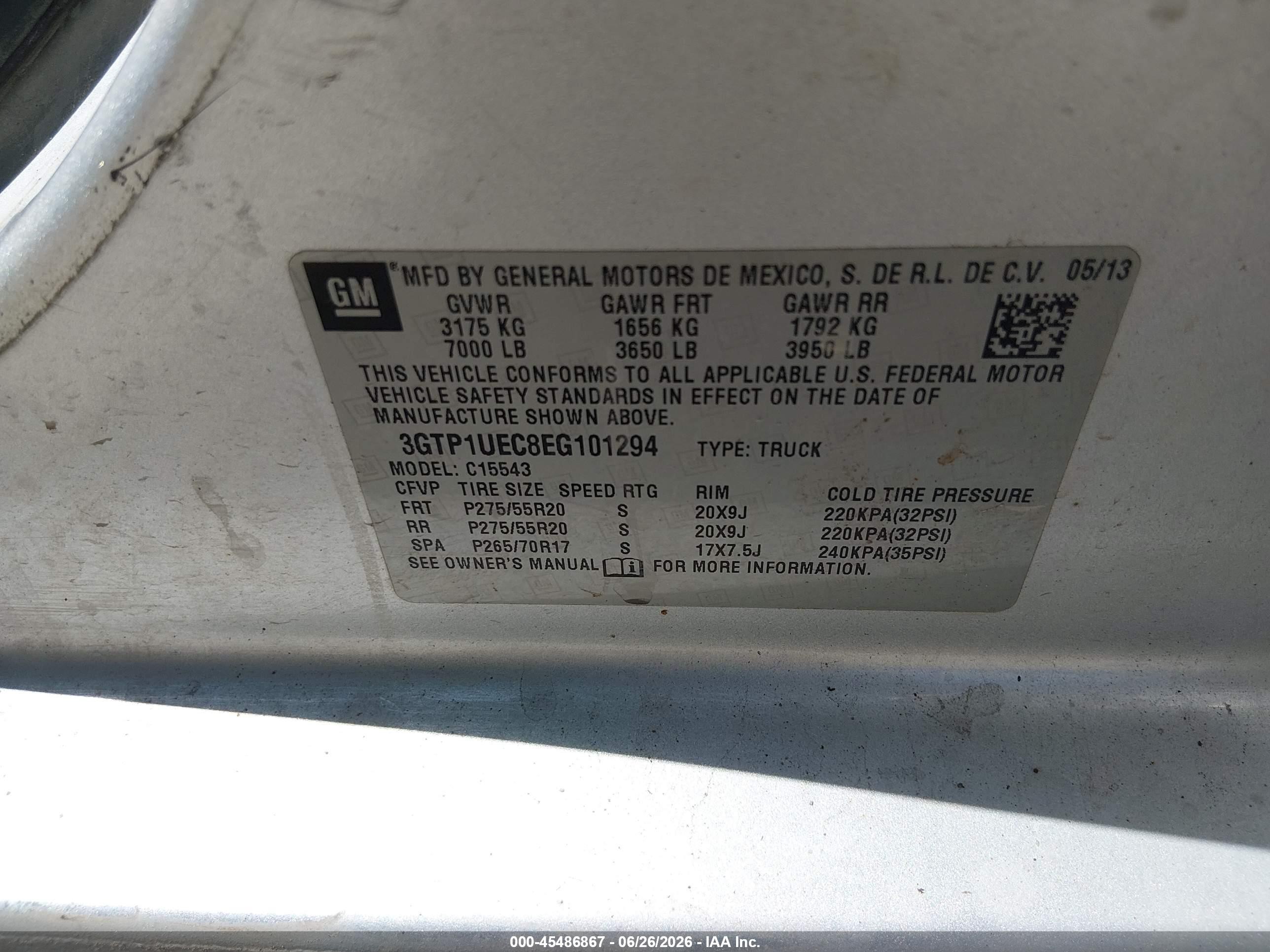 2014 Gmc Sierra 1500 Sle Gray vin: 3GTP1UEC8EG101294