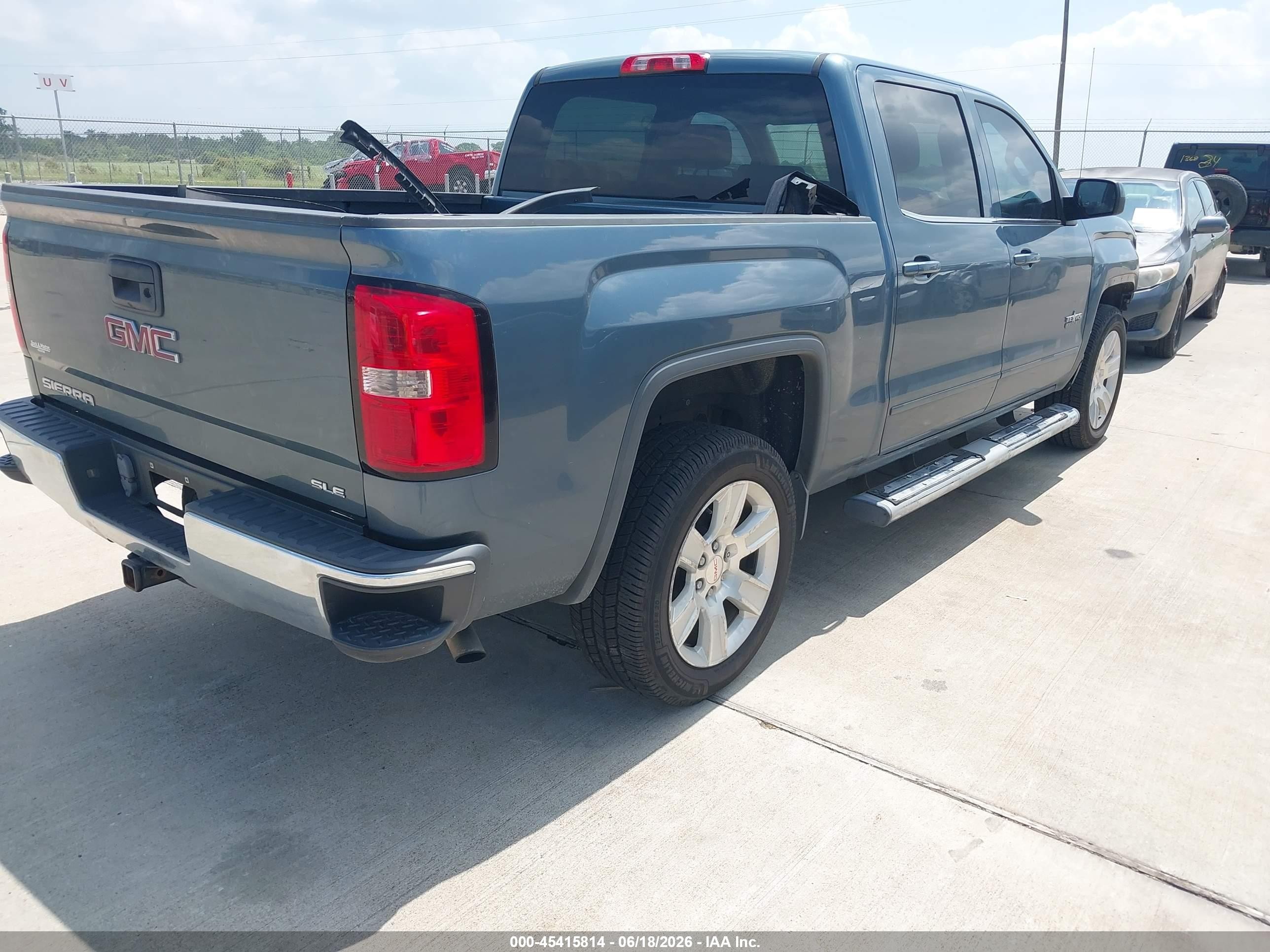 2014 Gmc Sierra 1500 Sle Gray vin: 3GTP1UEC8EG369276