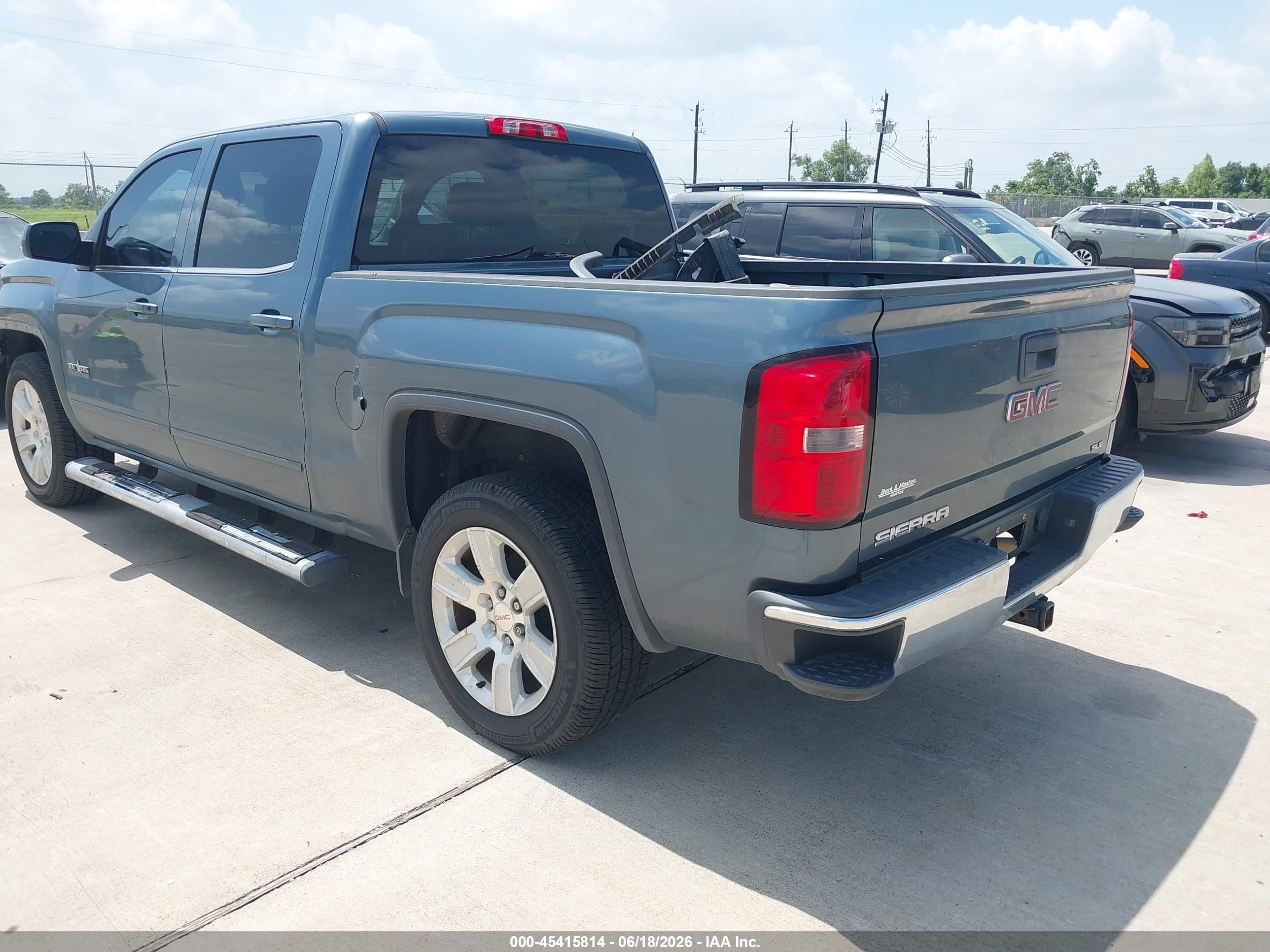 2014 Gmc Sierra 1500 Sle Gray vin: 3GTP1UEC8EG369276