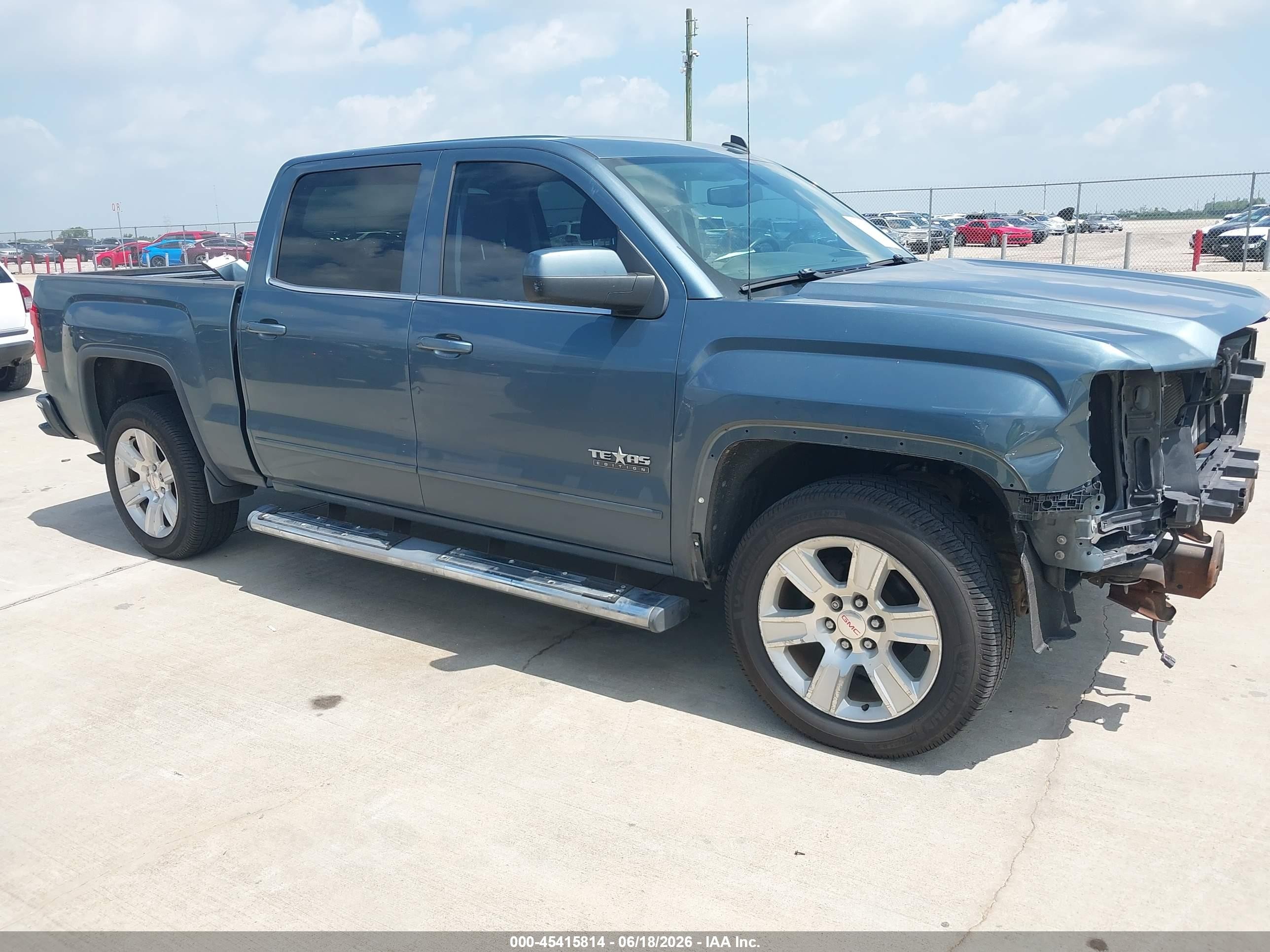 2014 Gmc Sierra 1500 Sle Gray vin: 3GTP1UEC8EG369276