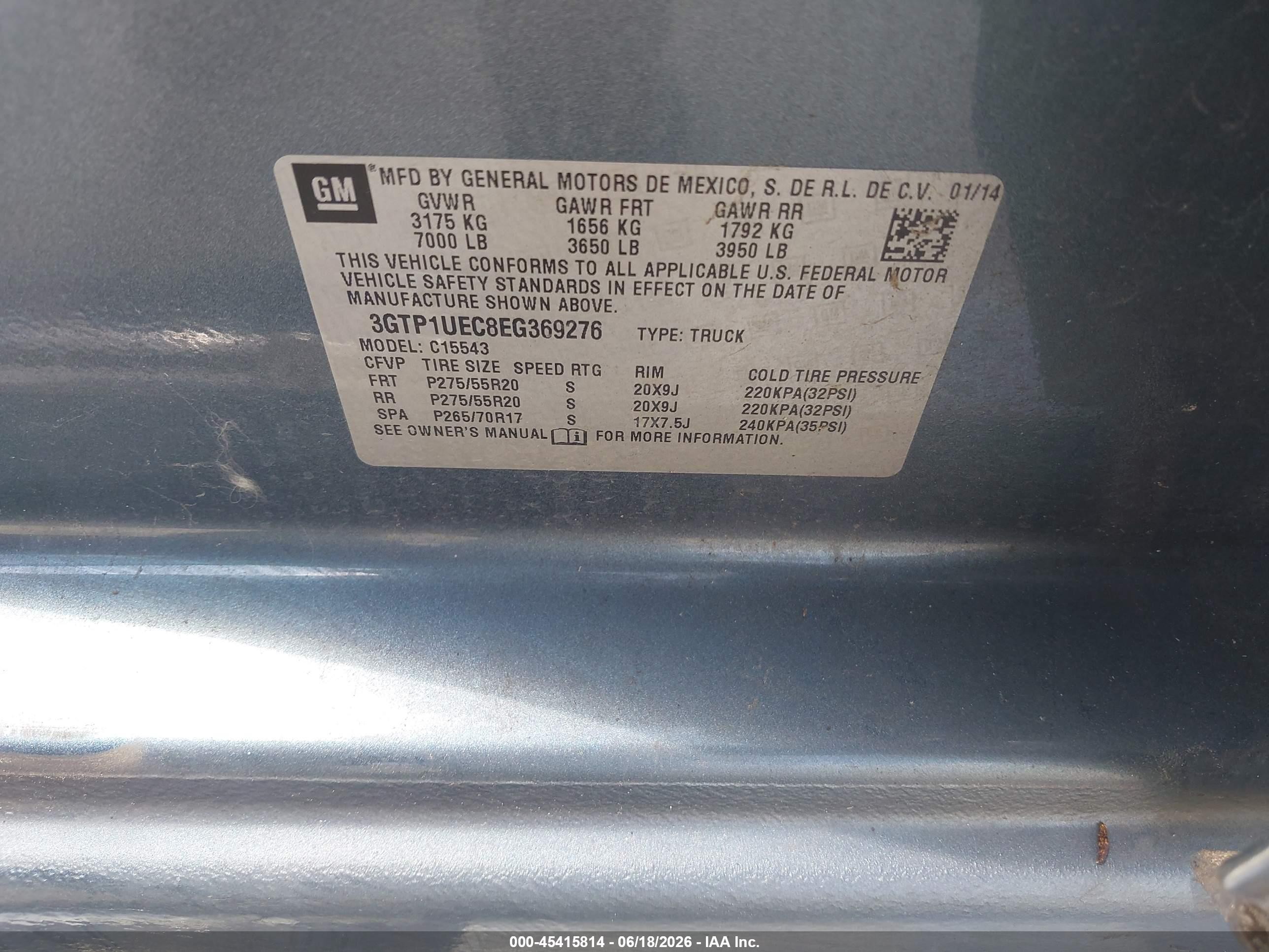 2014 Gmc Sierra 1500 Sle Gray vin: 3GTP1UEC8EG369276