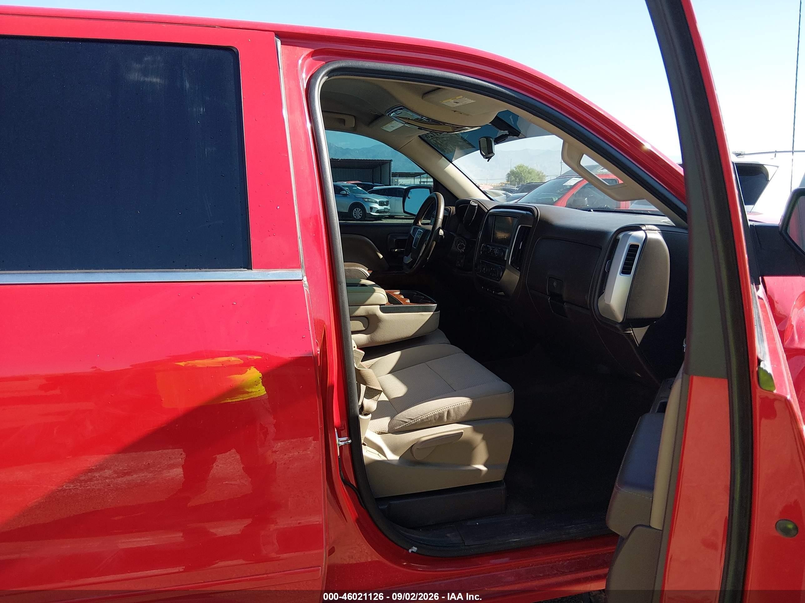 2014 Gmc Sierra 1500 Sle Red vin: 3GTP1UEC8EG513666