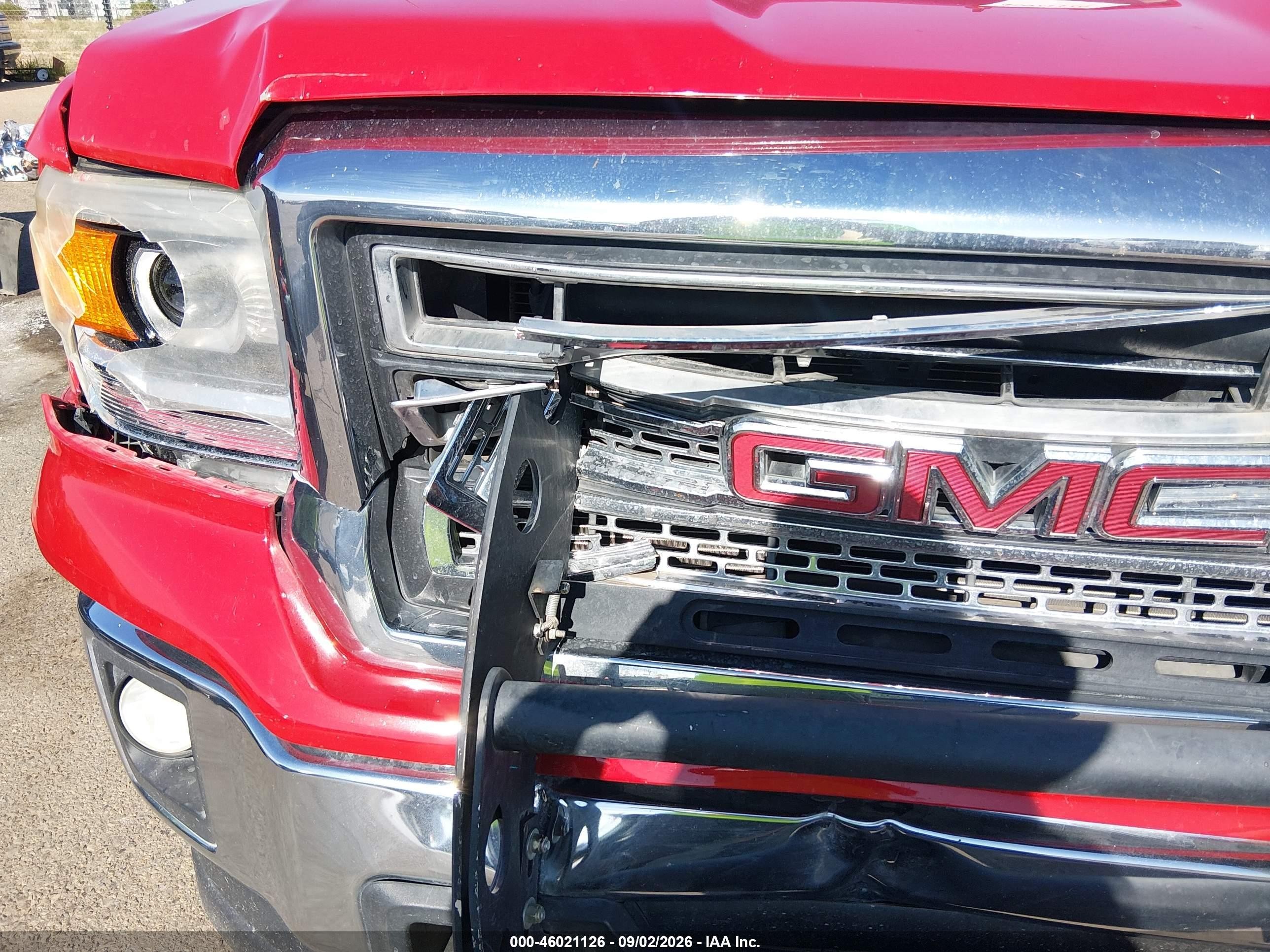 2014 Gmc Sierra 1500 Sle Red vin: 3GTP1UEC8EG513666