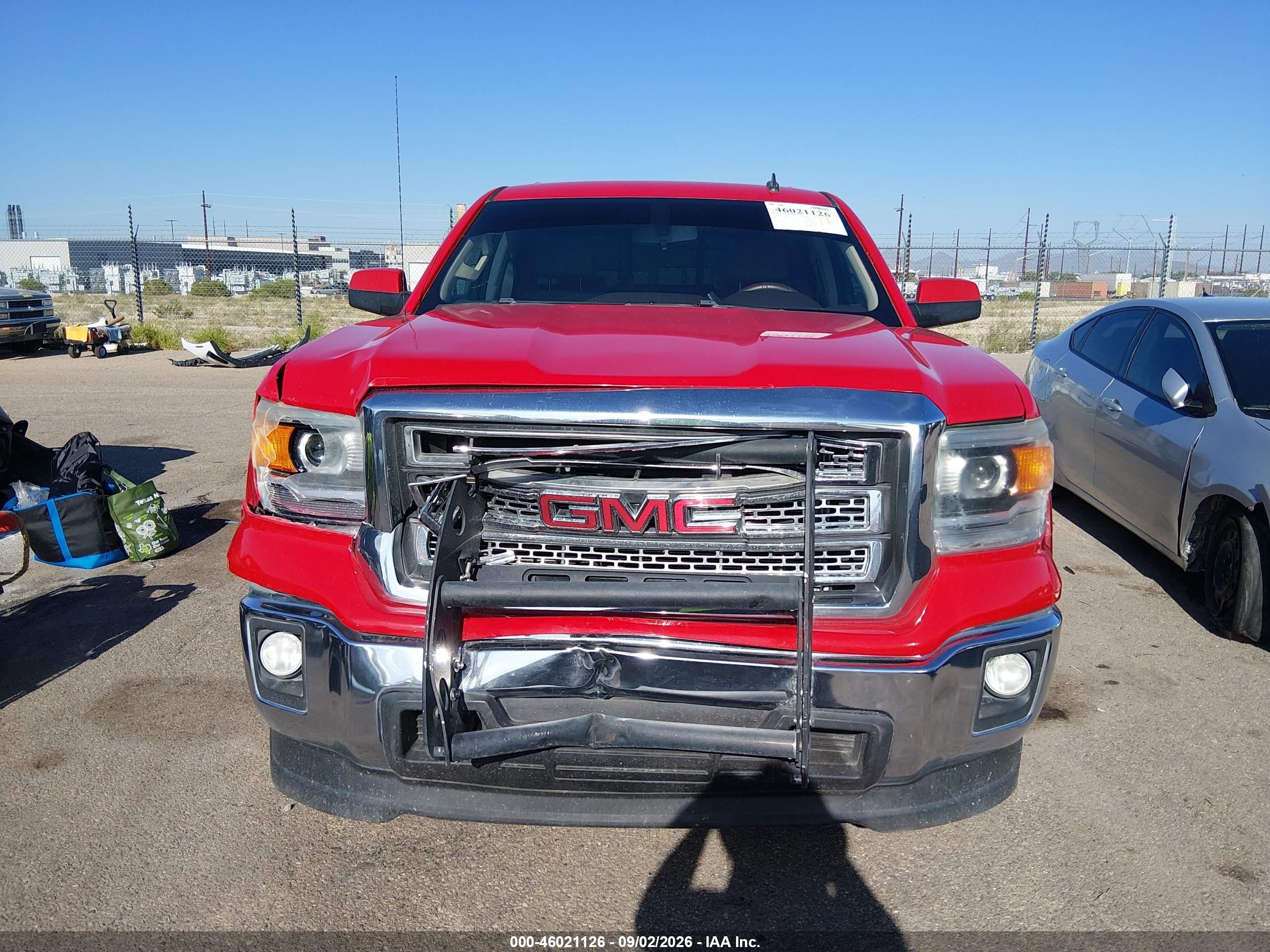 2014 Gmc Sierra 1500 Sle Red vin: 3GTP1UEC8EG513666