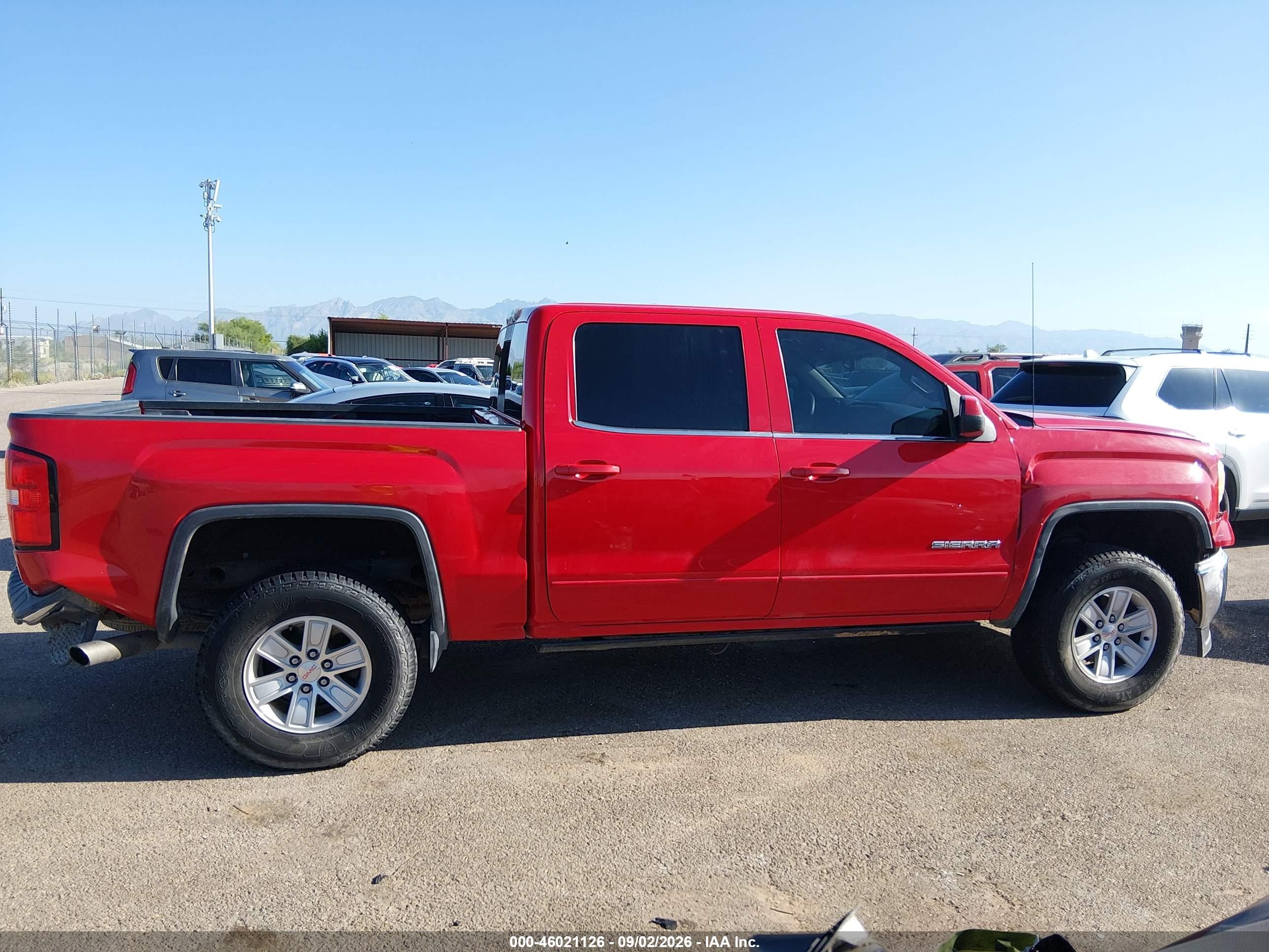2014 Gmc Sierra 1500 Sle Red vin: 3GTP1UEC8EG513666