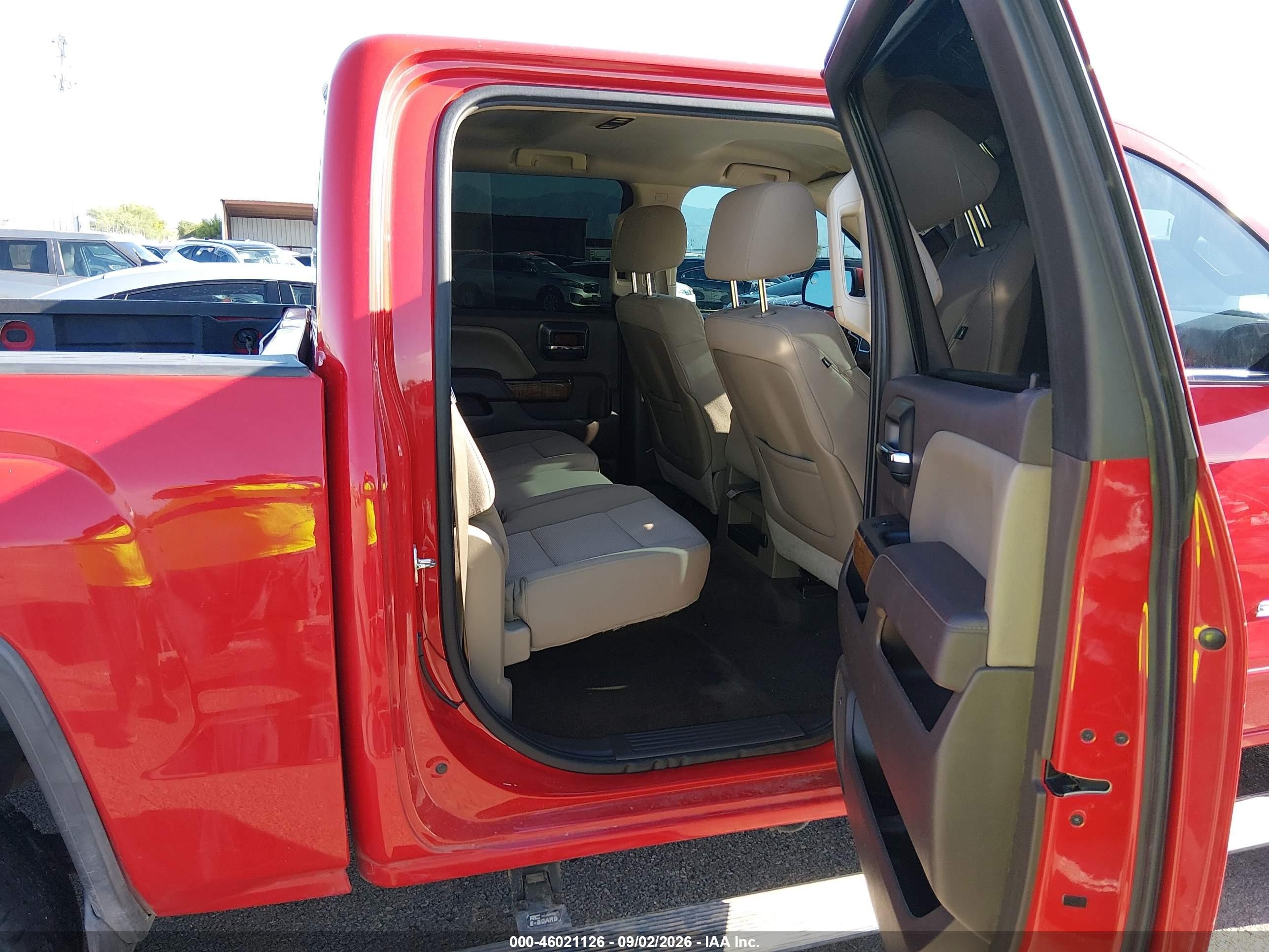 2014 Gmc Sierra 1500 Sle Red vin: 3GTP1UEC8EG513666