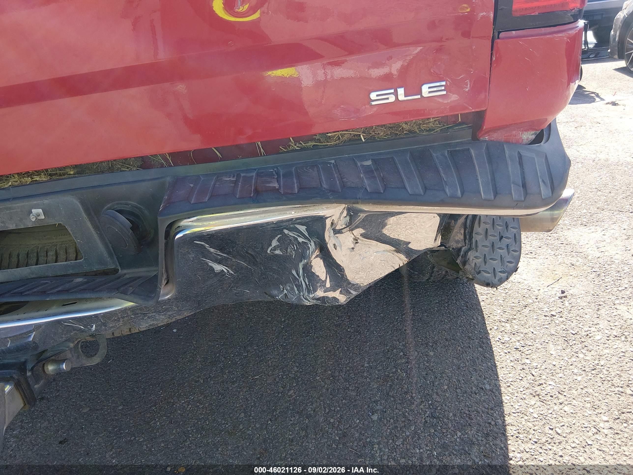 2014 Gmc Sierra 1500 Sle Red vin: 3GTP1UEC8EG513666