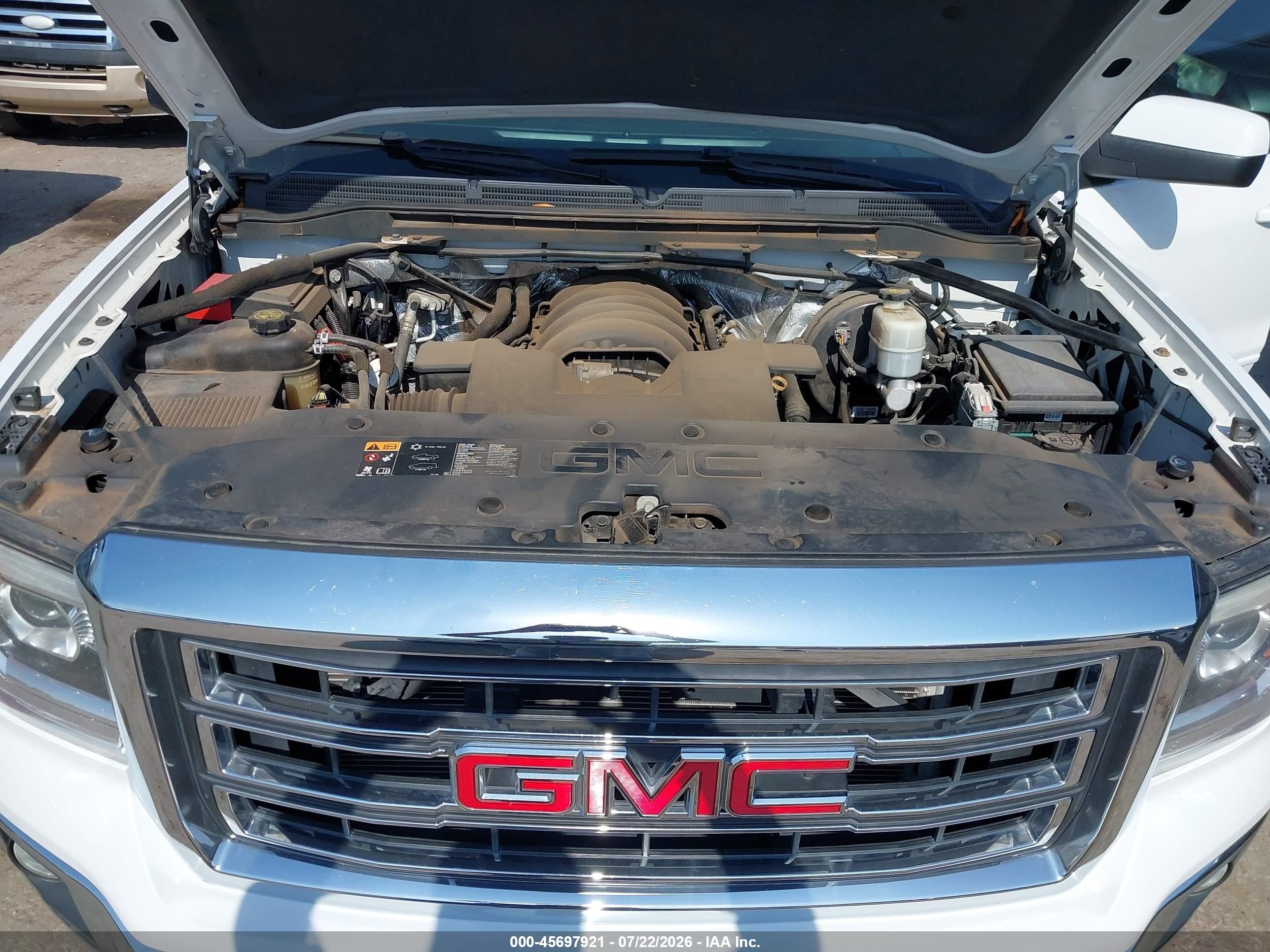 2015 Gmc Sierra 1500 Sle Белый vin: 3GTP1UEC8FG280485