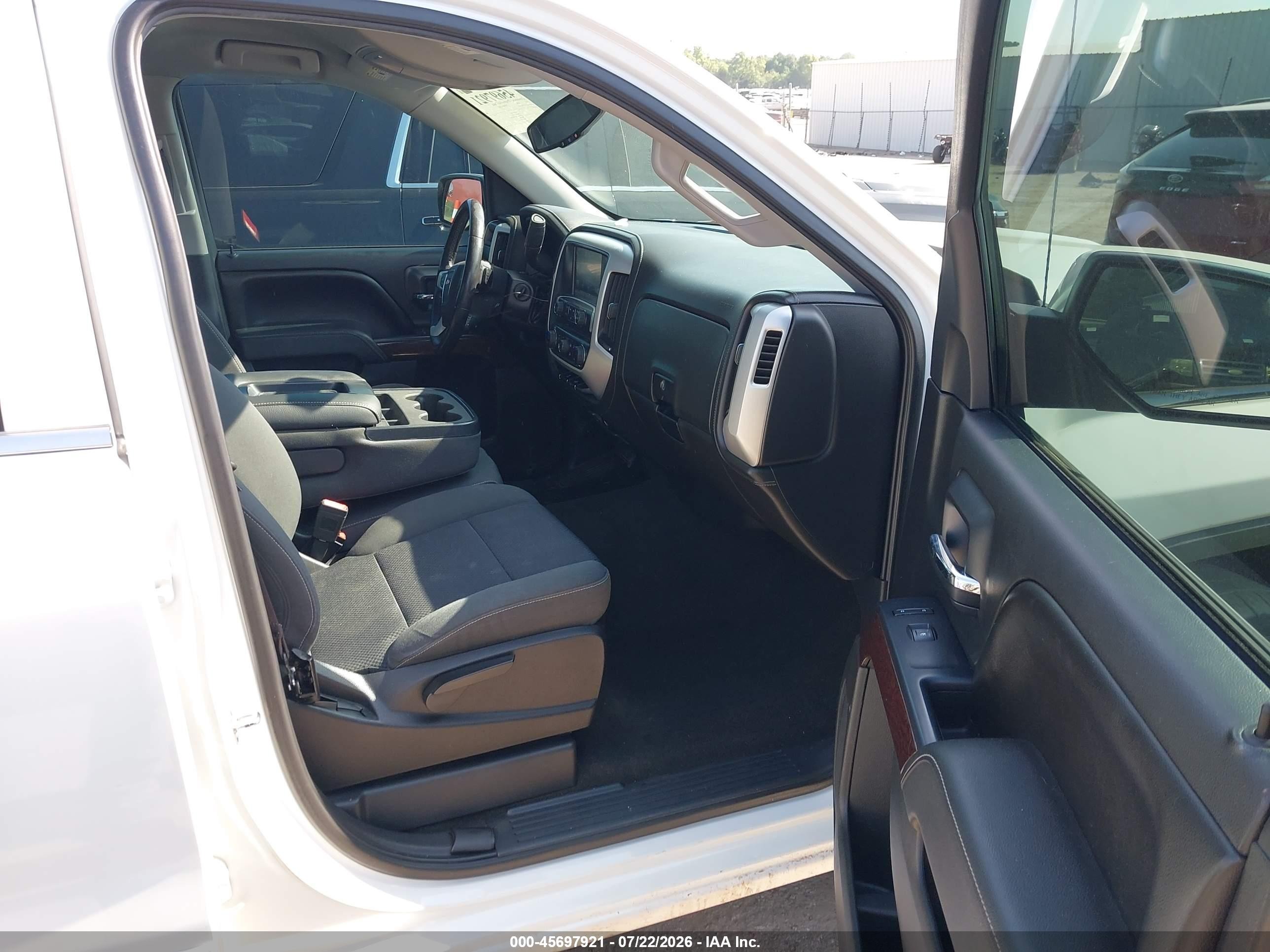 2015 Gmc Sierra 1500 Sle Белый vin: 3GTP1UEC8FG280485