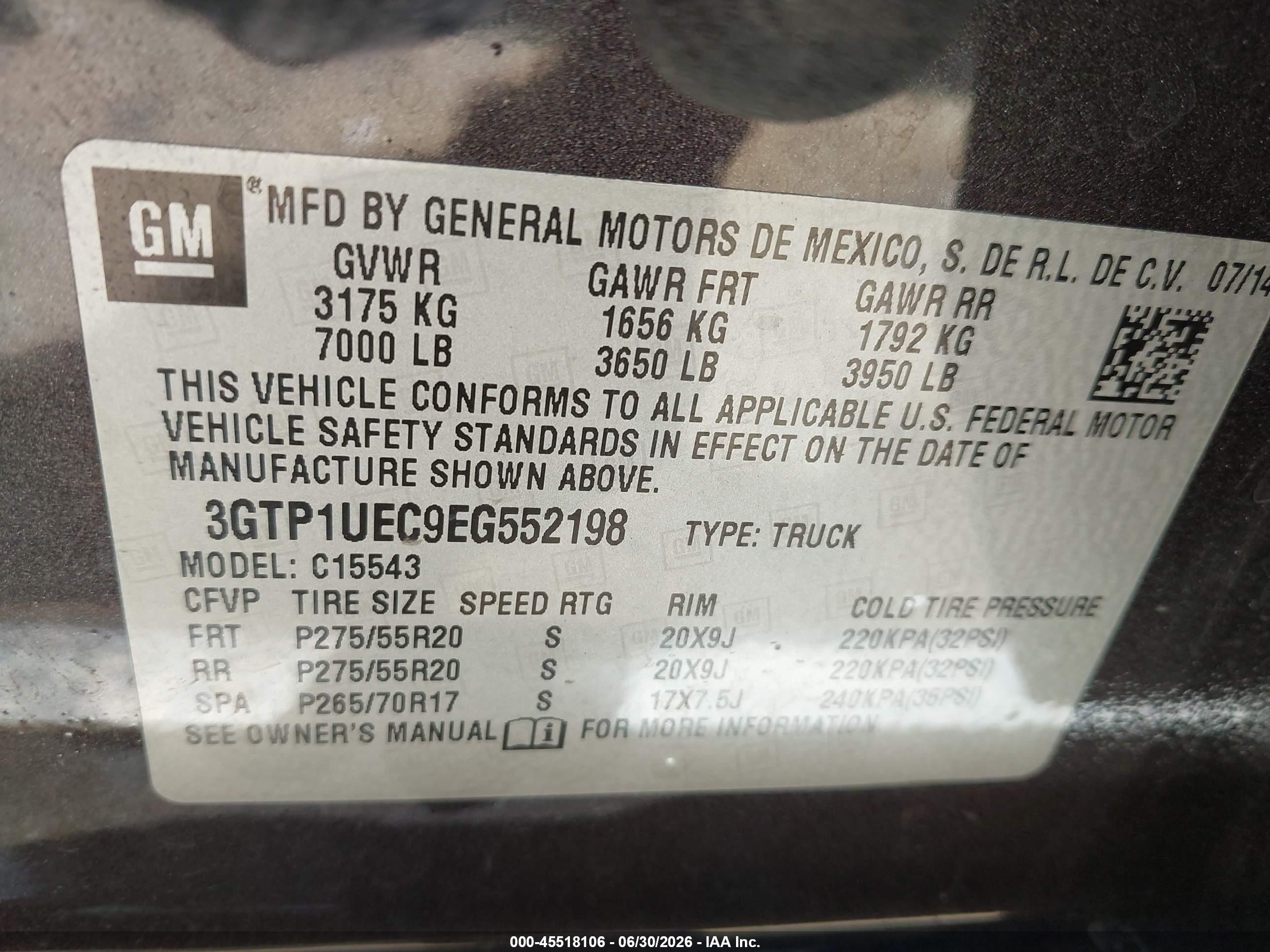 2014 Gmc Sierra 1500 Sle Black vin: 3GTP1UEC9EG552198