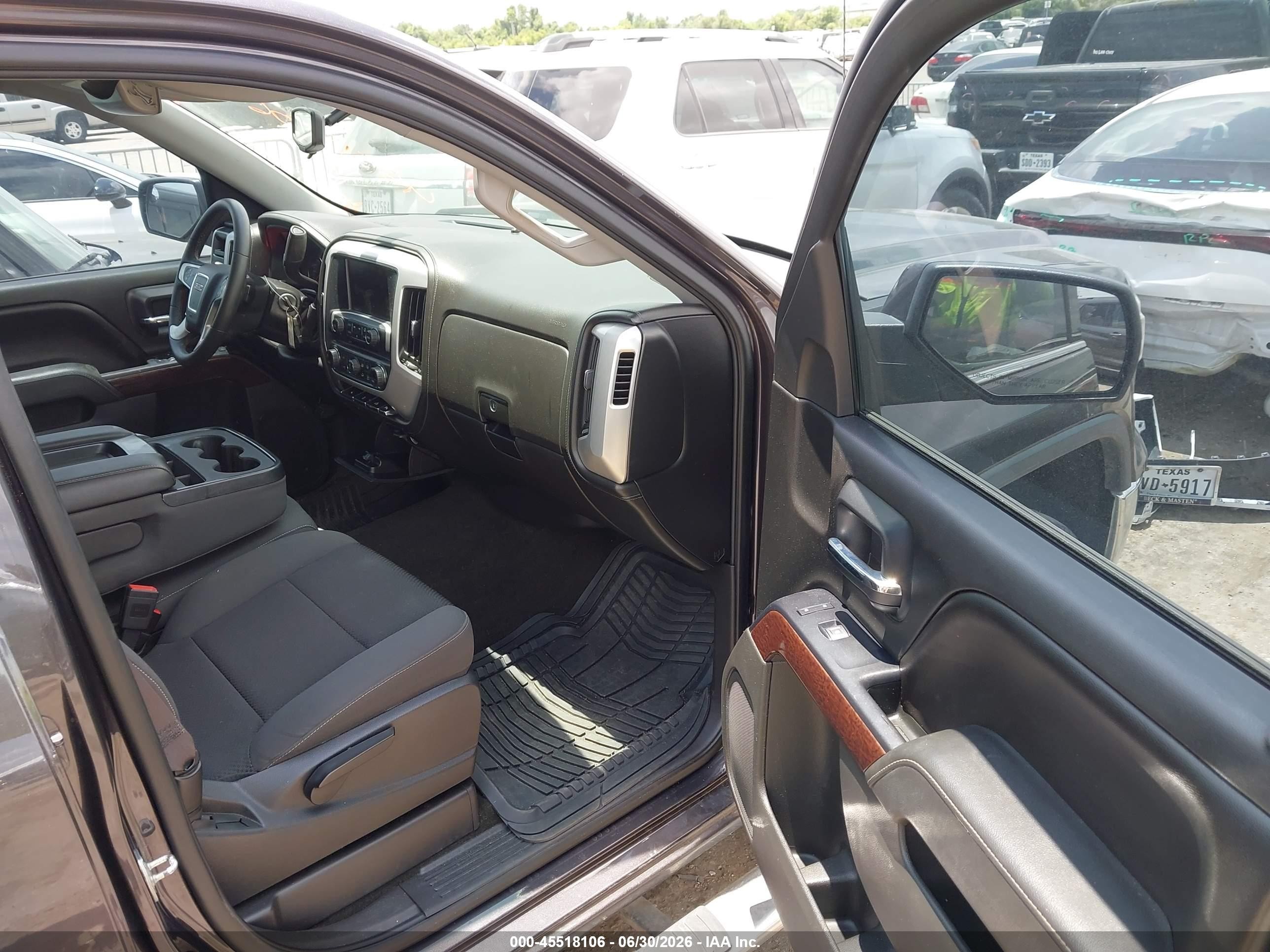 2014 Gmc Sierra 1500 Sle Black vin: 3GTP1UEC9EG552198