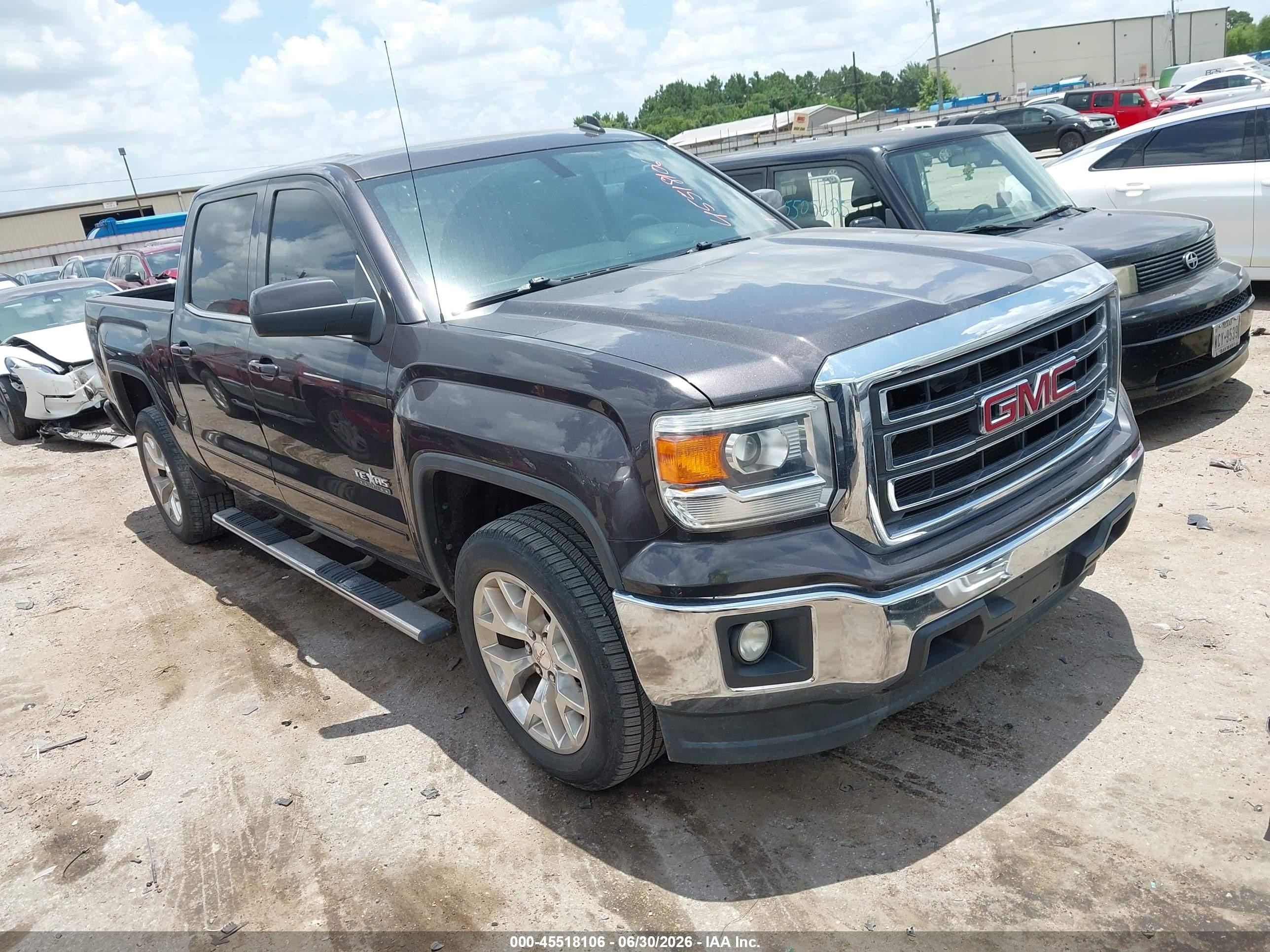 2014 Gmc Sierra 1500 Sle Black vin: 3GTP1UEC9EG552198
