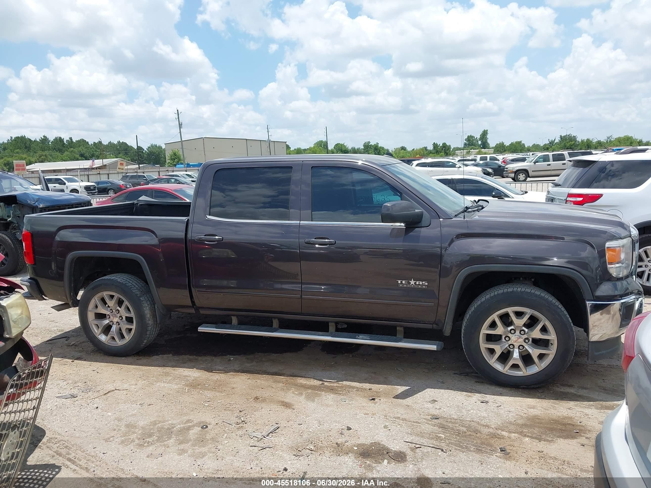 2014 Gmc Sierra 1500 Sle Black vin: 3GTP1UEC9EG552198