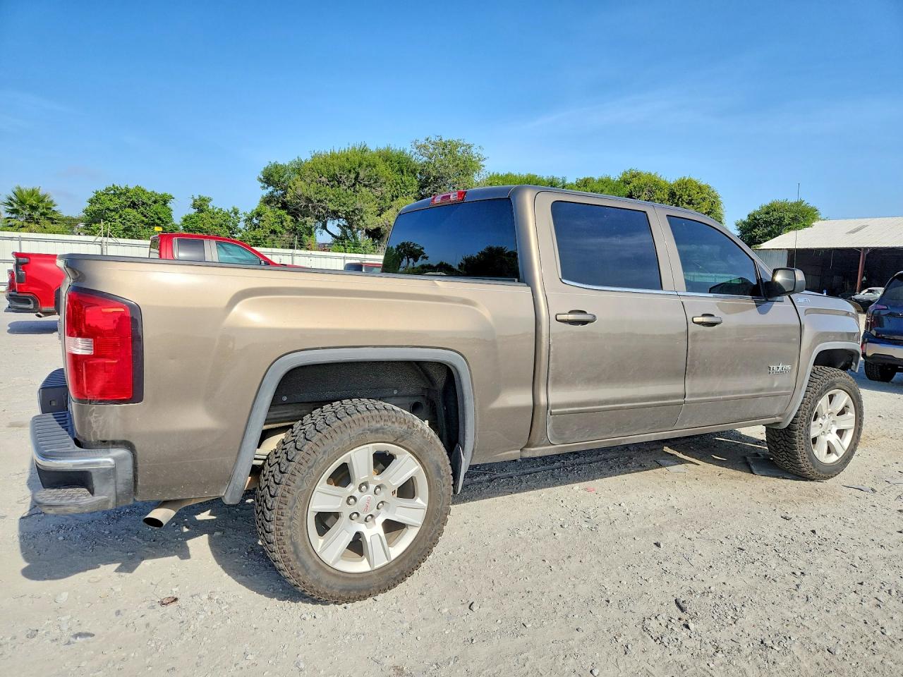 2015 Gmc Sierra C1500 Sle Коричневый vin: 3GTP1UEC9FG217718